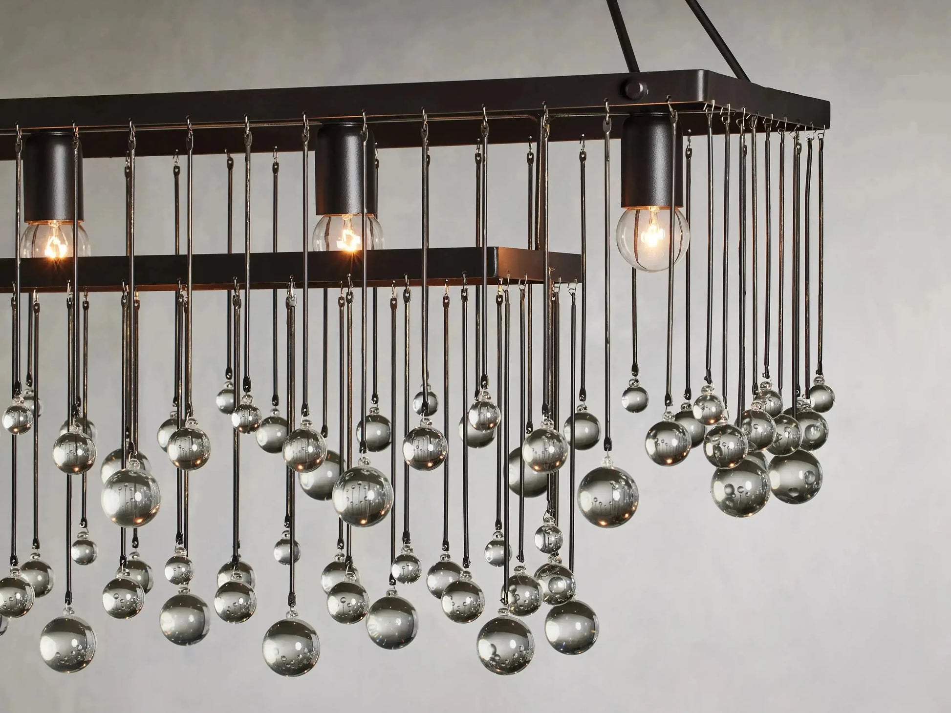 Aubrey Rectangular Chandelier 47''60''-Fanci Lamps