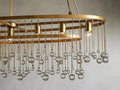 Aubrey Rectangular Chandelier 47''60''-Fanci Lamps