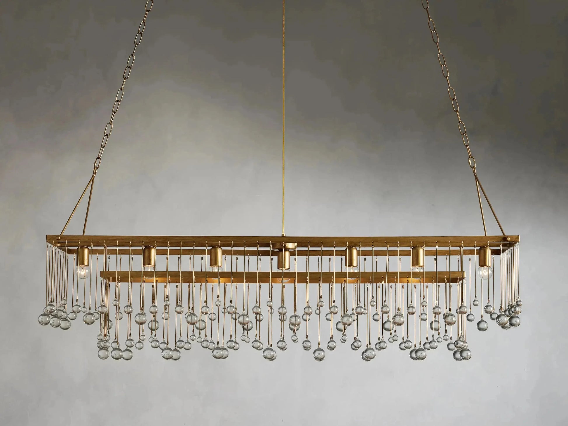 Aubrey Rectangular Chandelier 47''60''-Fanci Lamps