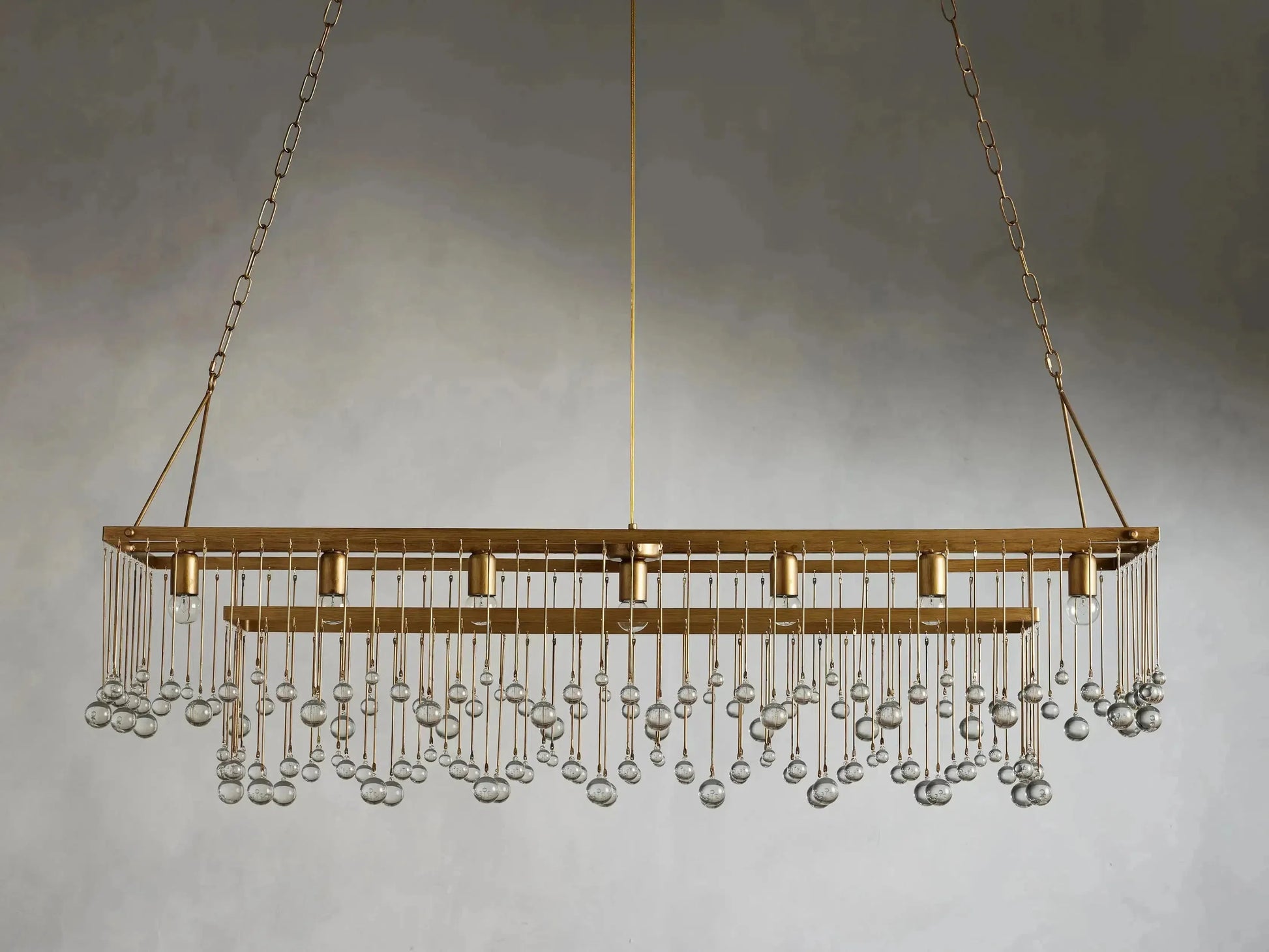 Aubrey Rectangular Chandelier 47''60''-Fanci Lamps