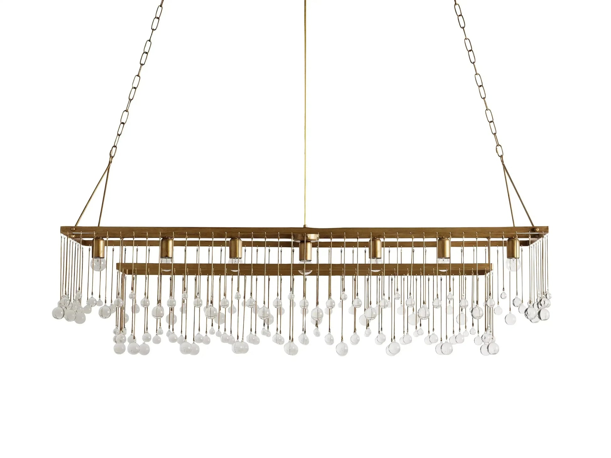 Aubrey Rectangular Chandelier 47''60''-Fanci Lamps