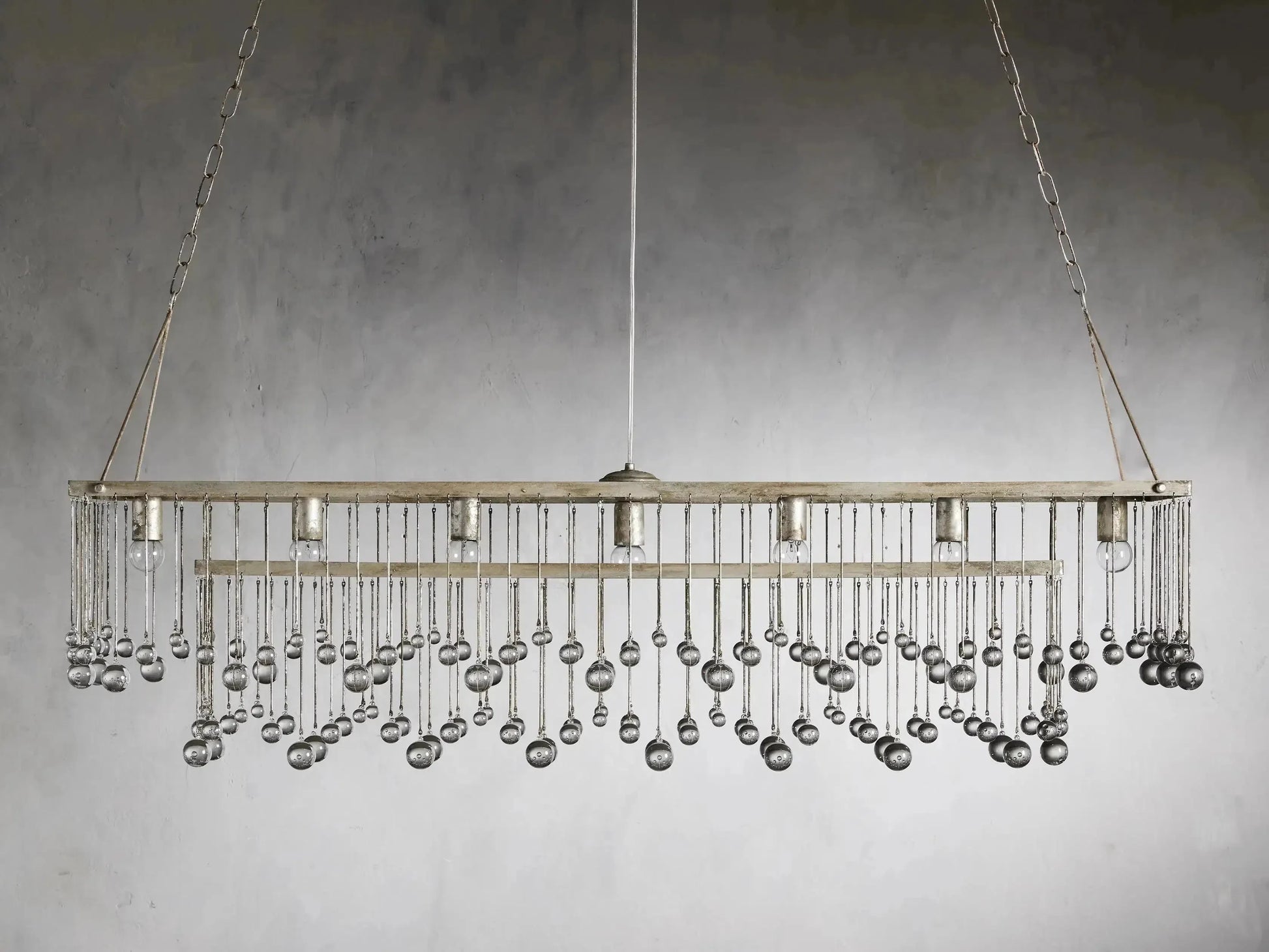 Aubrey Rectangular Chandelier 47''60''-Fanci Lamps