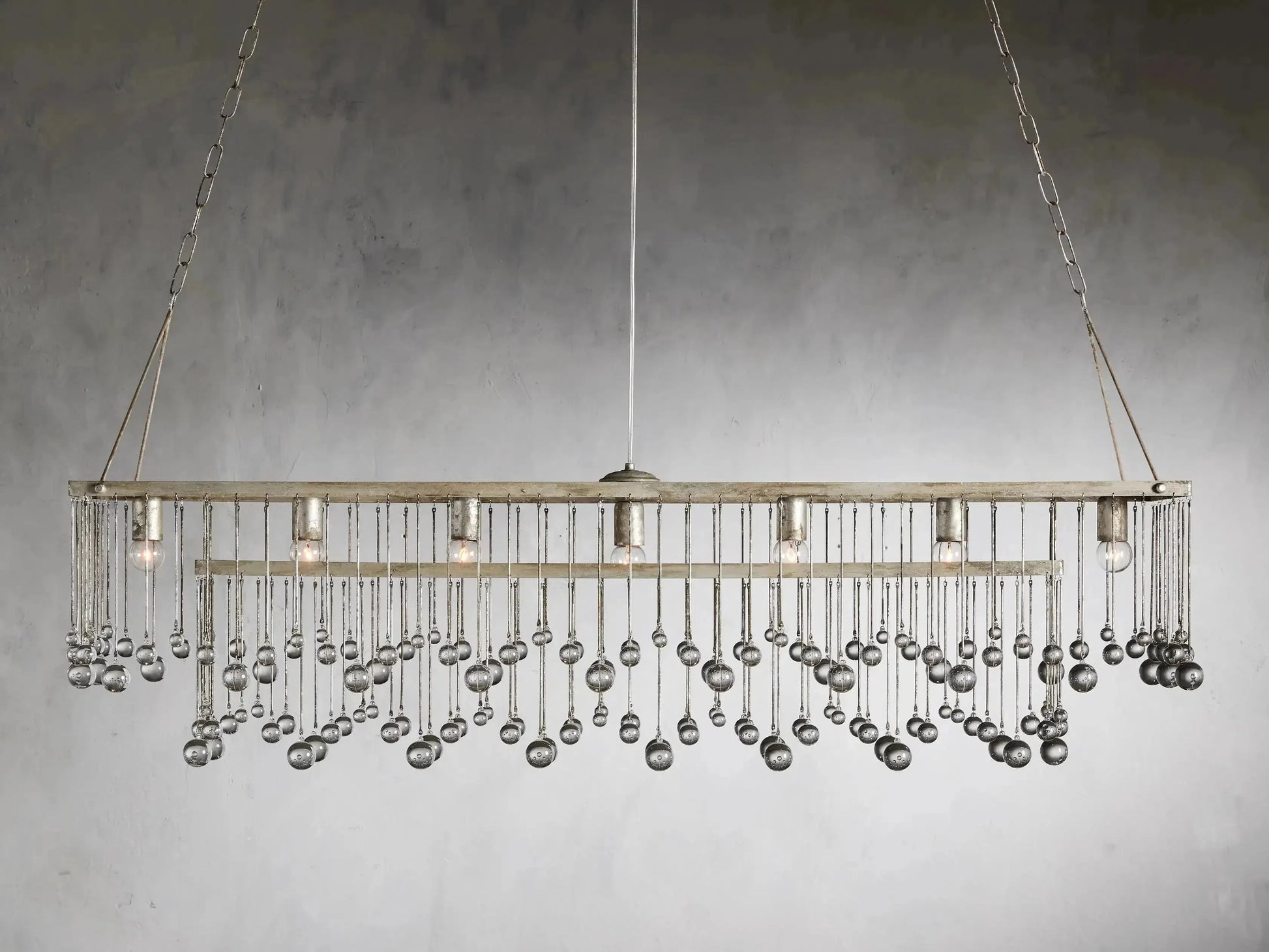 Aubrey Rectangular Chandelier 47''60''-Fanci Lamps