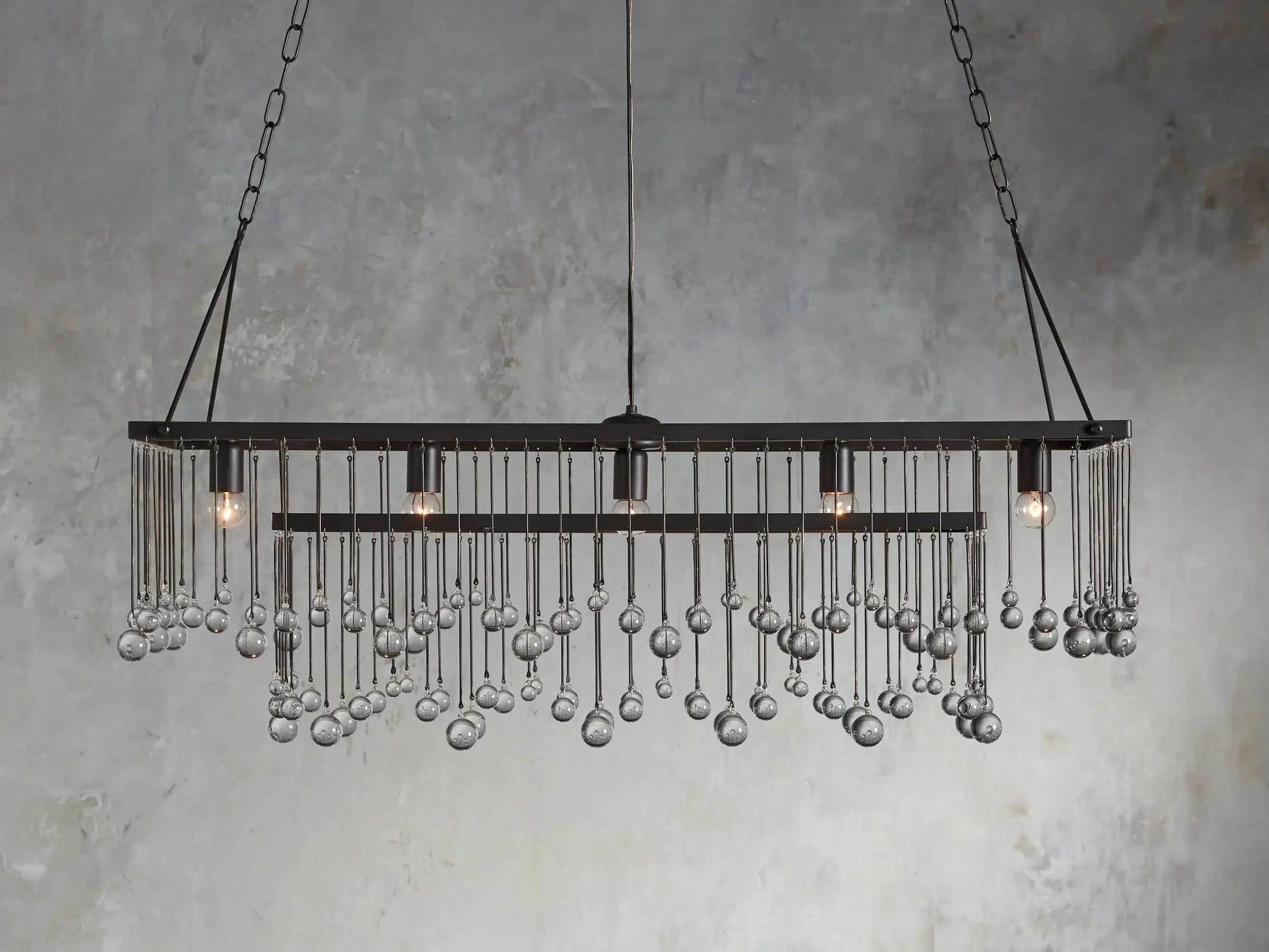 Aubrey Rectangular Chandelier 47''60''-Fanci Lamps