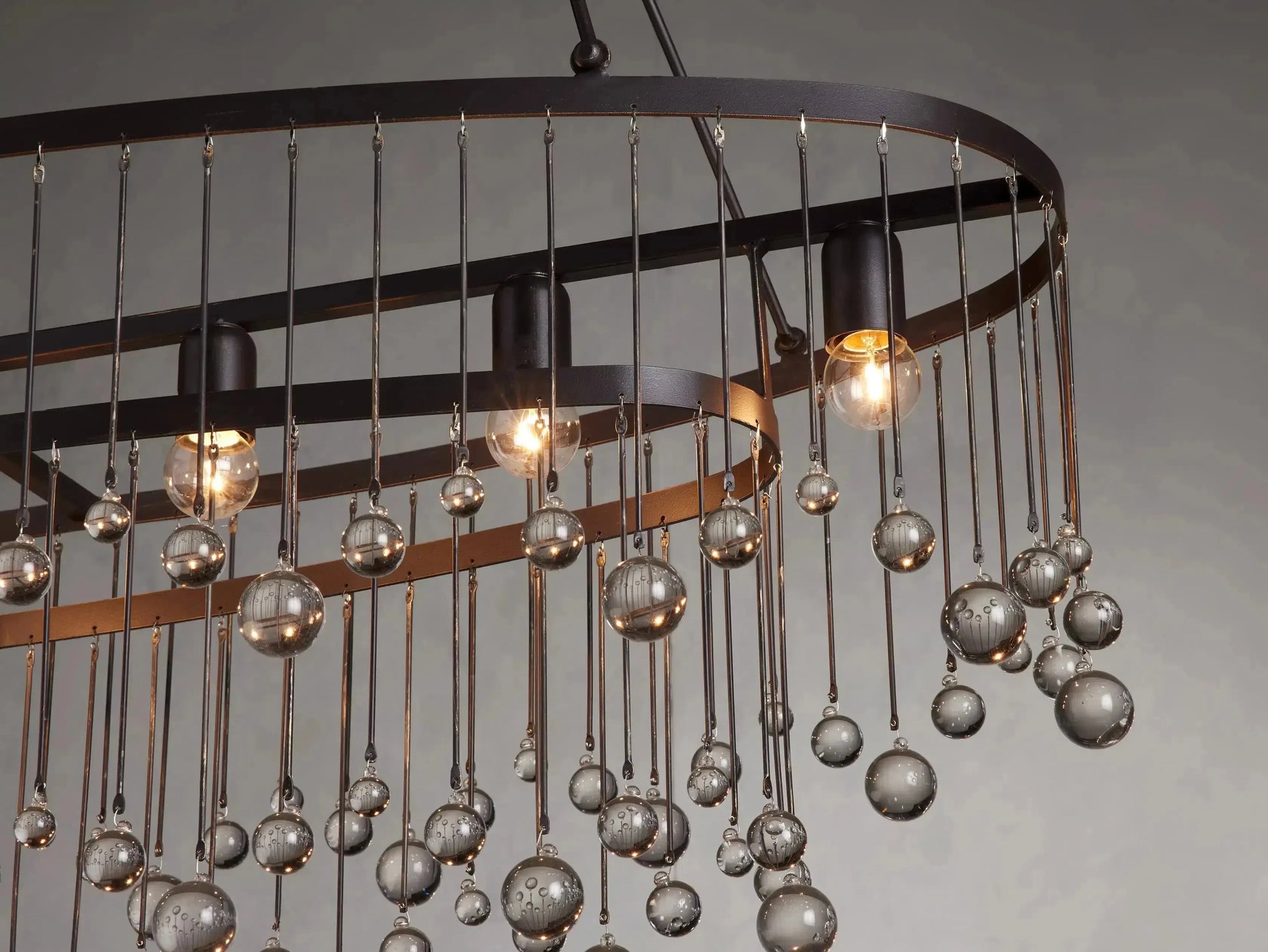 Aubrey Rectangular Chandelier 47''60''-Fanci Lamps