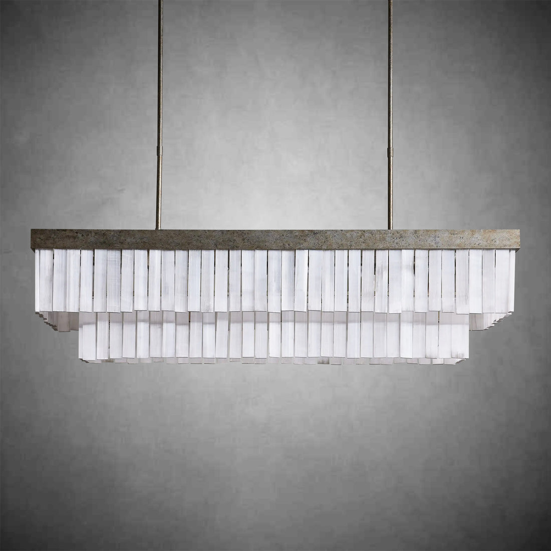 Cameron Rectangular Chandelier 49''59''-Fanci Lamps