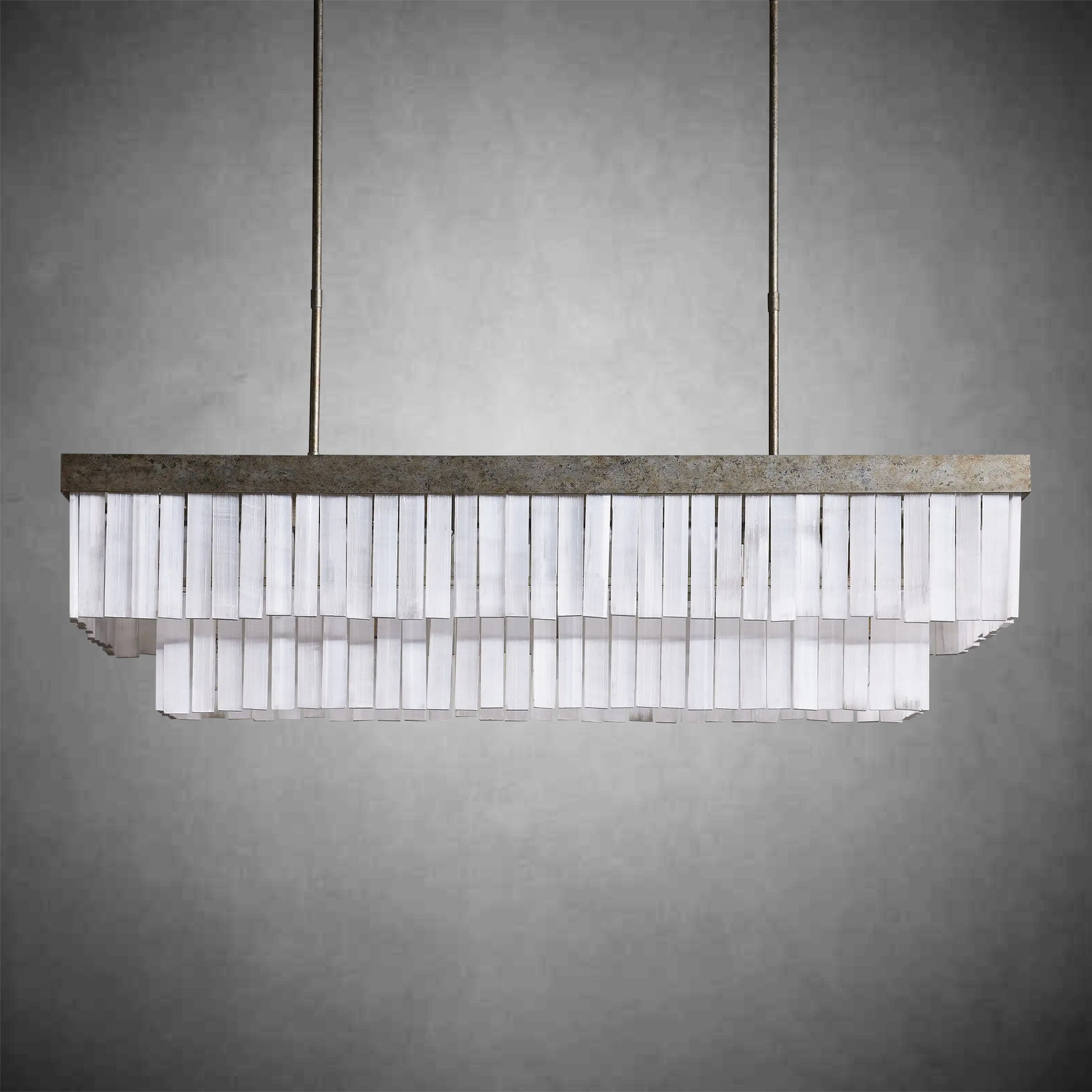 Cameron Rectangular Chandelier 49''59''-Fanci Lamps