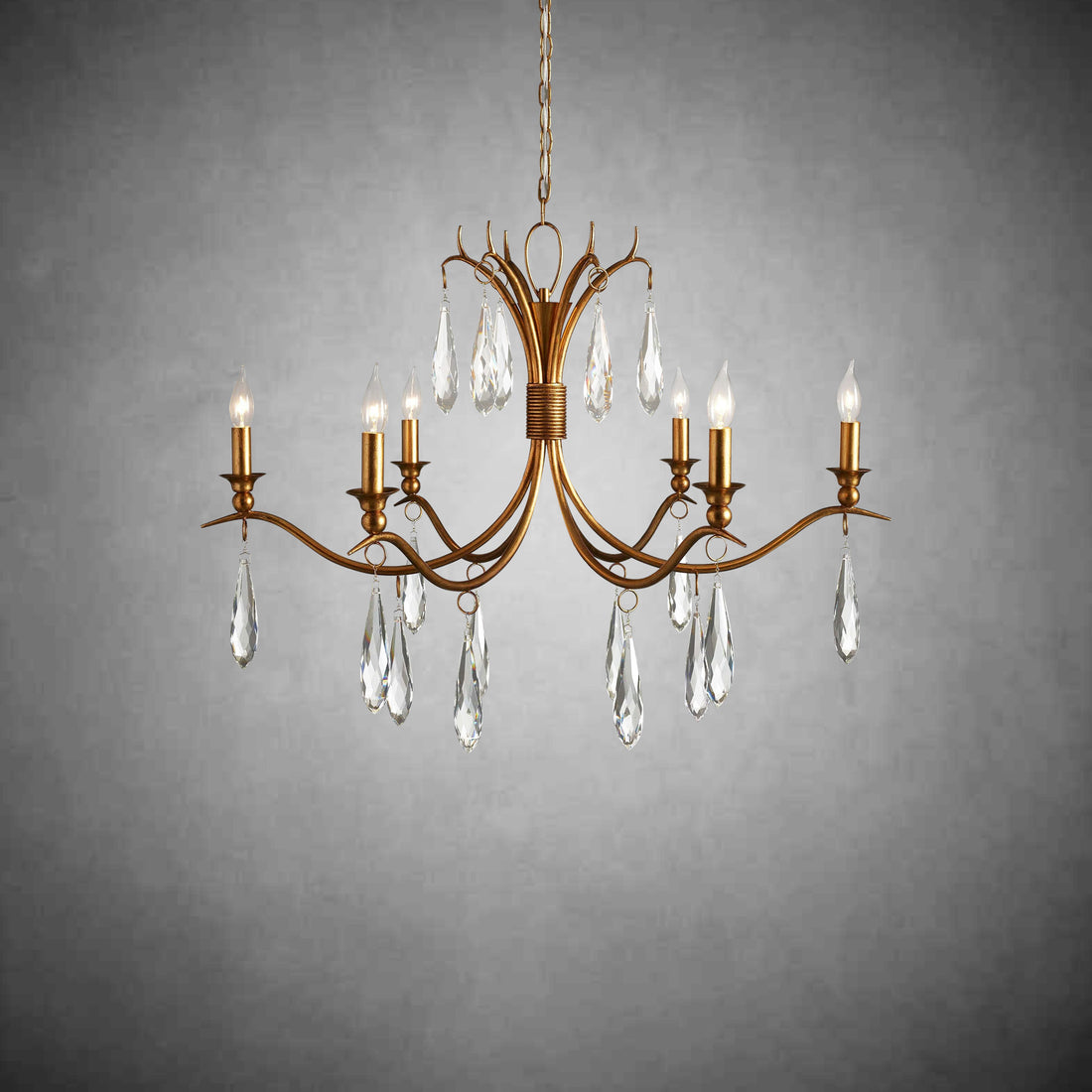 Celine Chandelier 36'' 59''-Fanci Lamps
