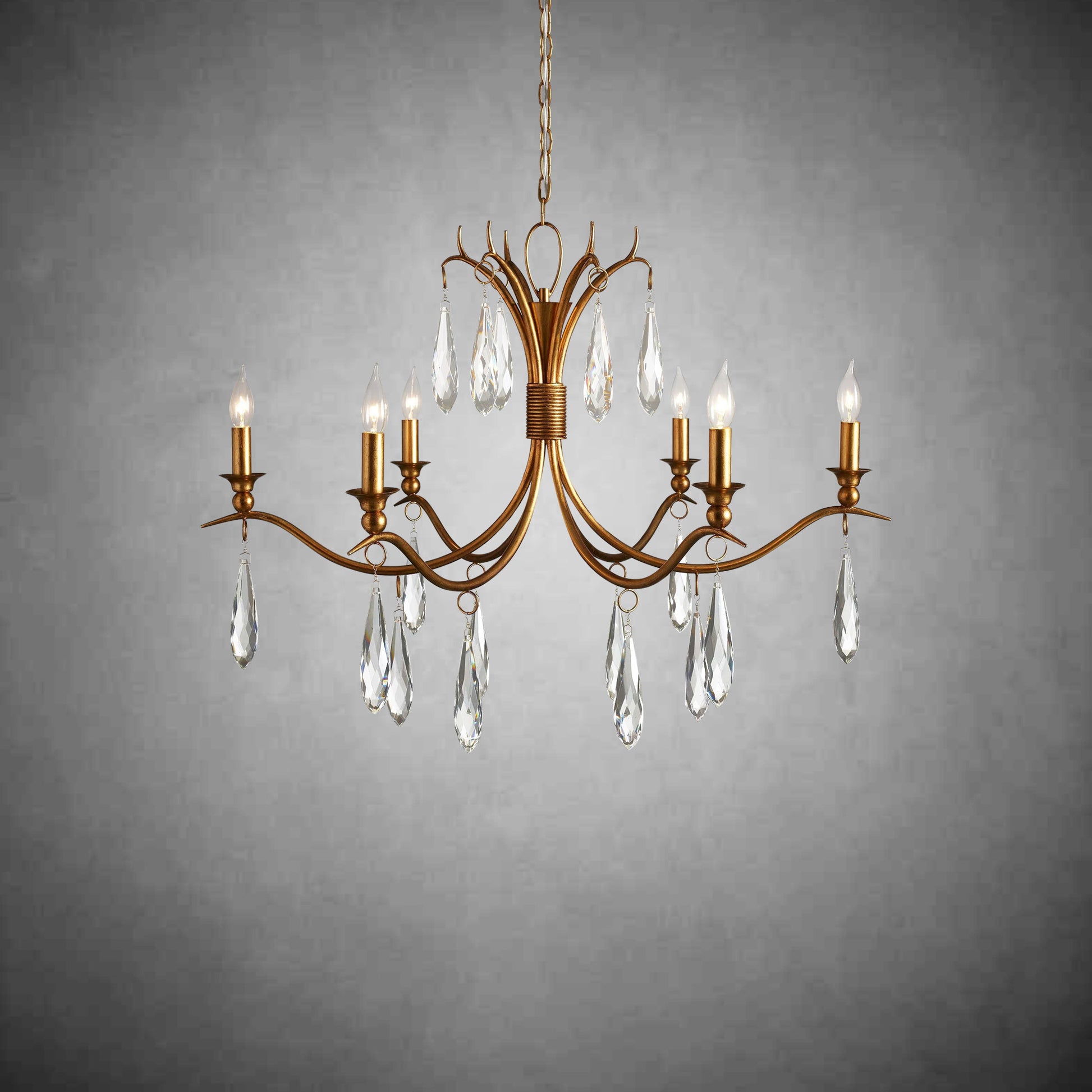 Celine Chandelier 36'' 59''-Fanci Lamps