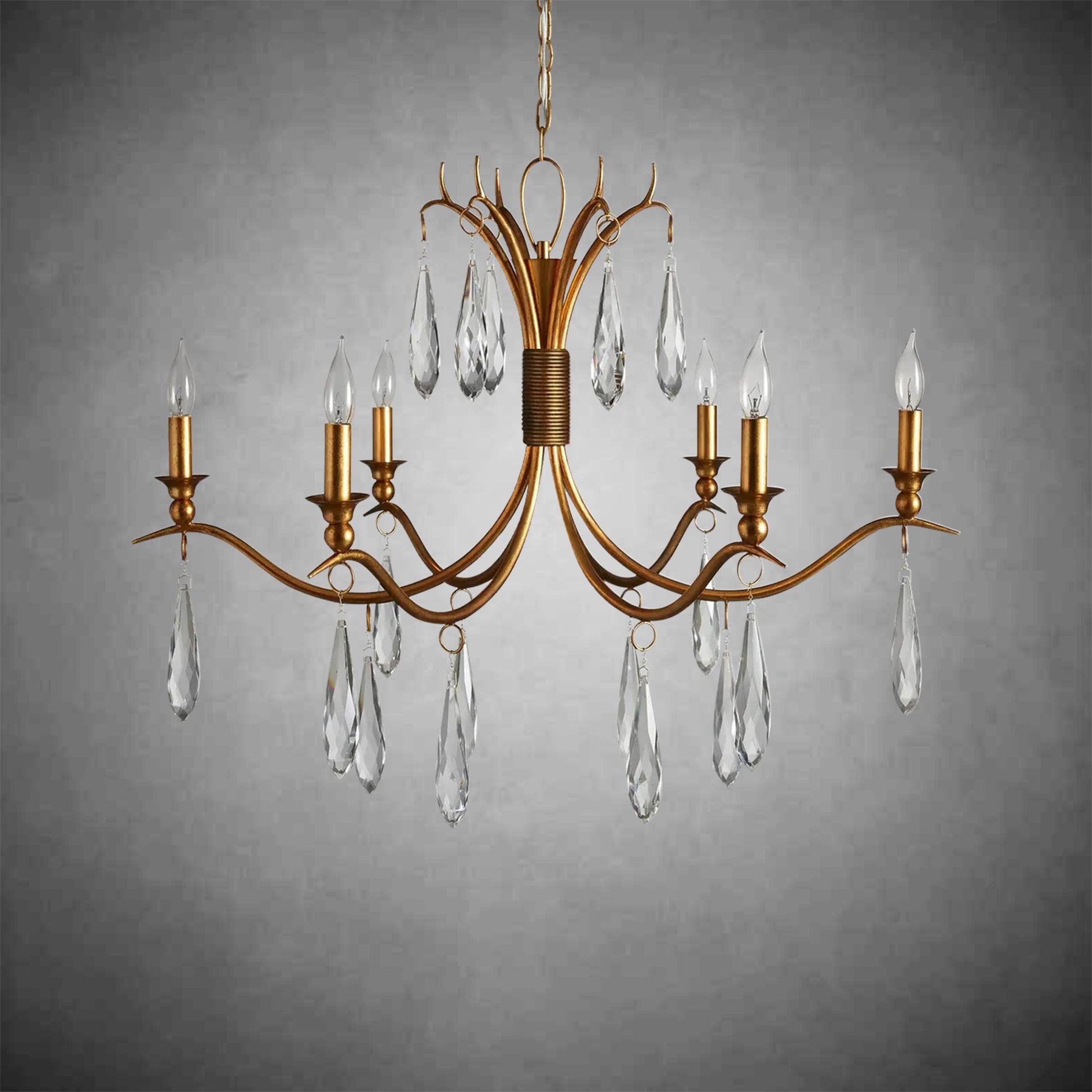 Celine Chandelier 36'' 59''-Fanci Lamps