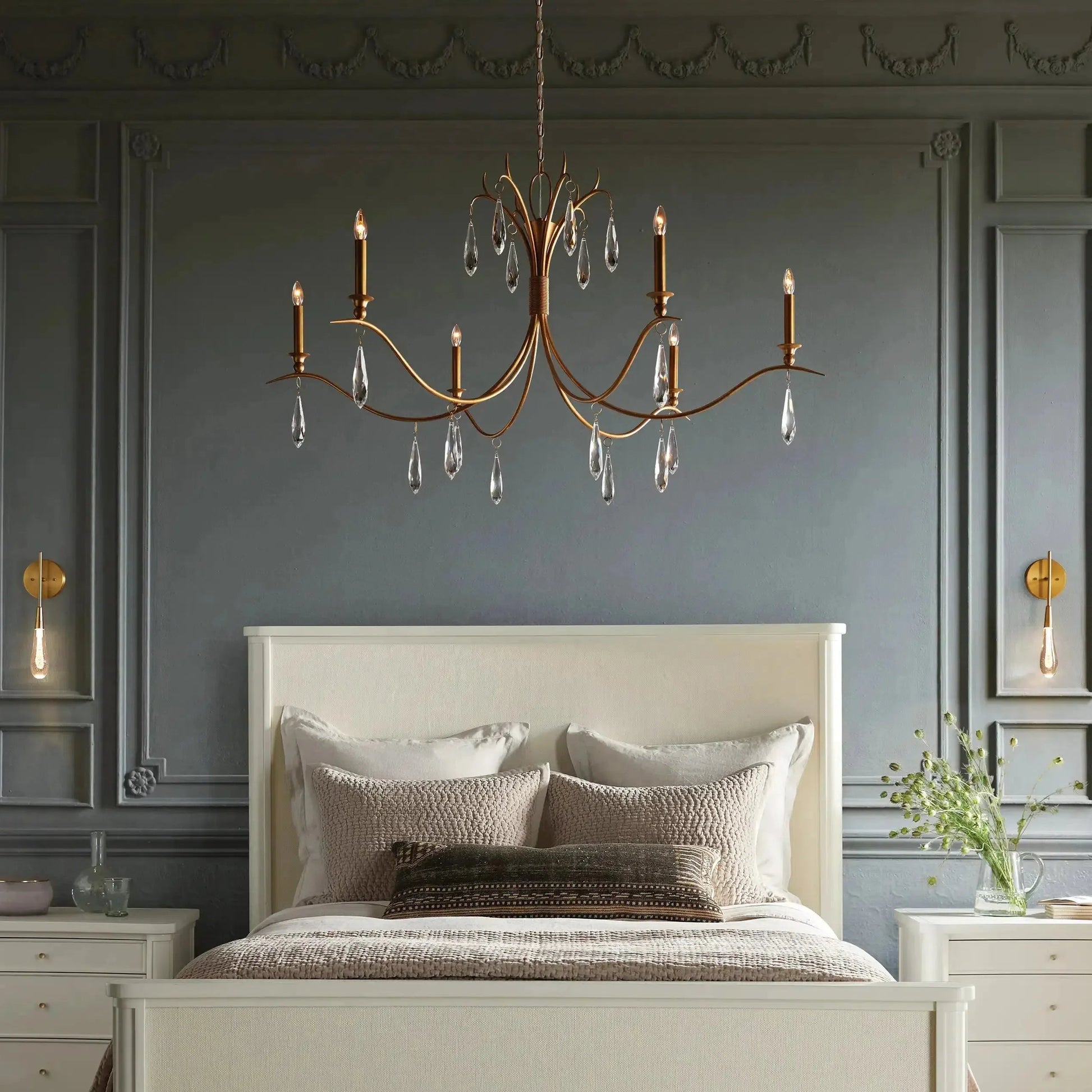 Celine Chandelier 36'' 59''-Fanci Lamps