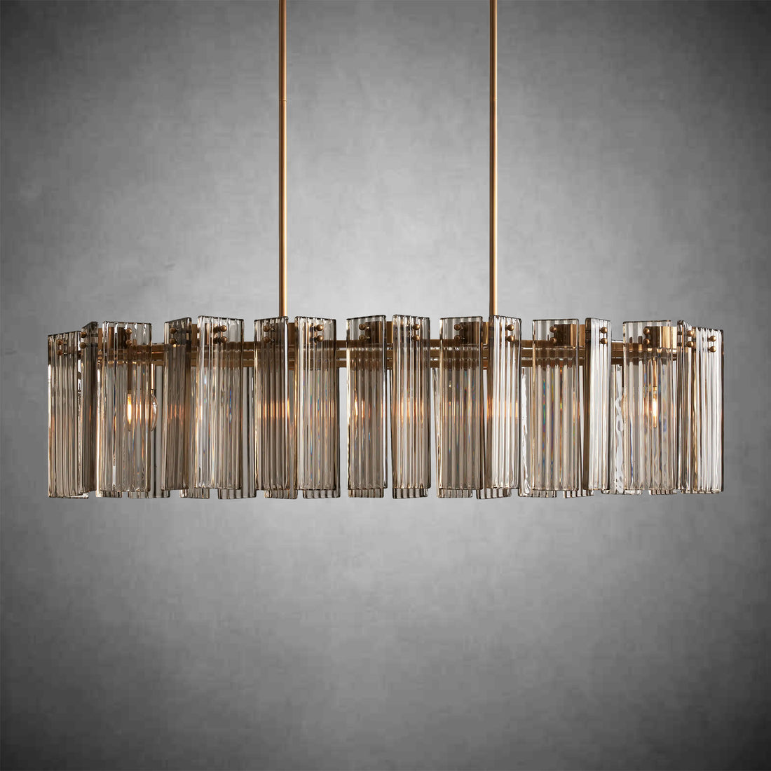 Delsie Oval Chandelier 51''63''72''-Fanci Lamps
