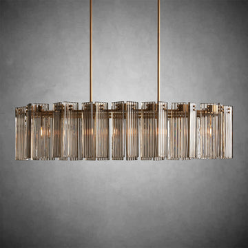 Delsie Oval Chandelier 51''63''72''-Fanci Lamps