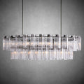 Delsie Oval Chandelier 51''63''72''-Fanci Lamps