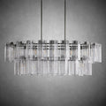 Delsie Oval Chandelier 51''63''72''-Fanci Lamps