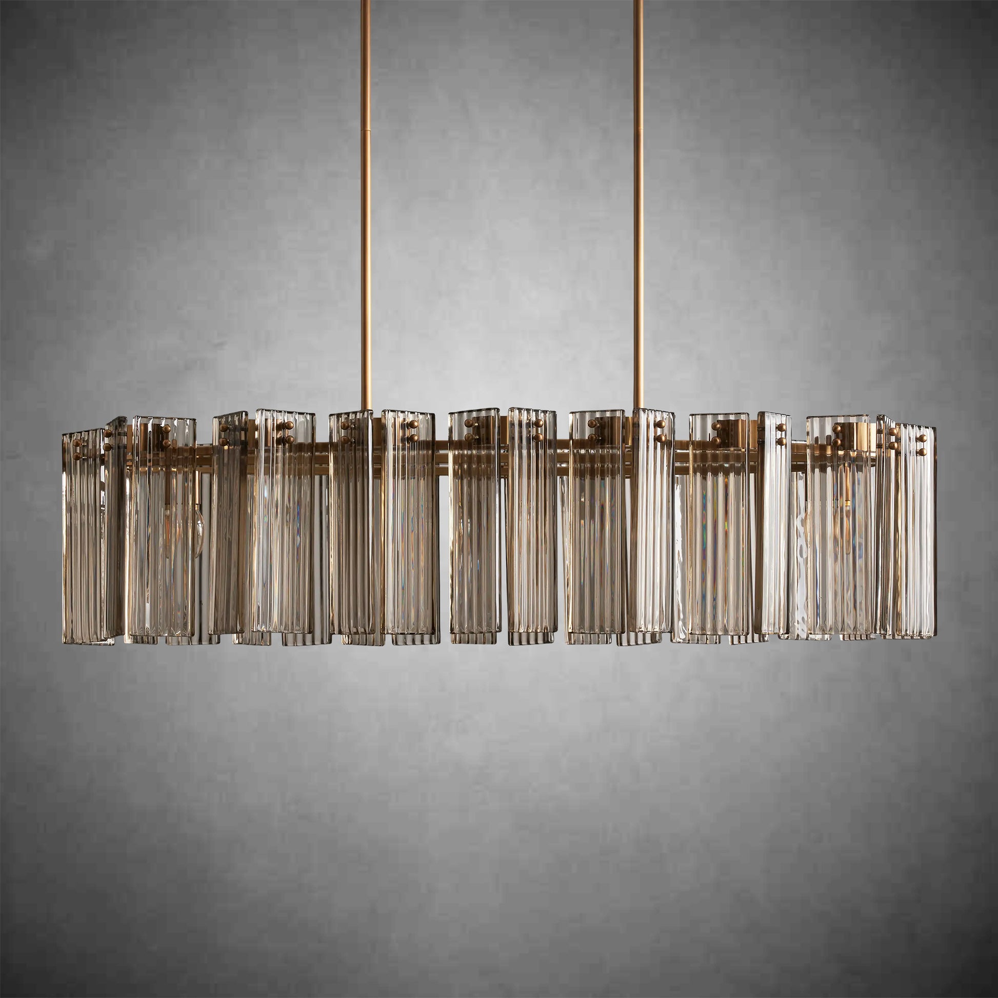 Delsie Oval Chandelier 51''63''72''-Fanci Lamps
