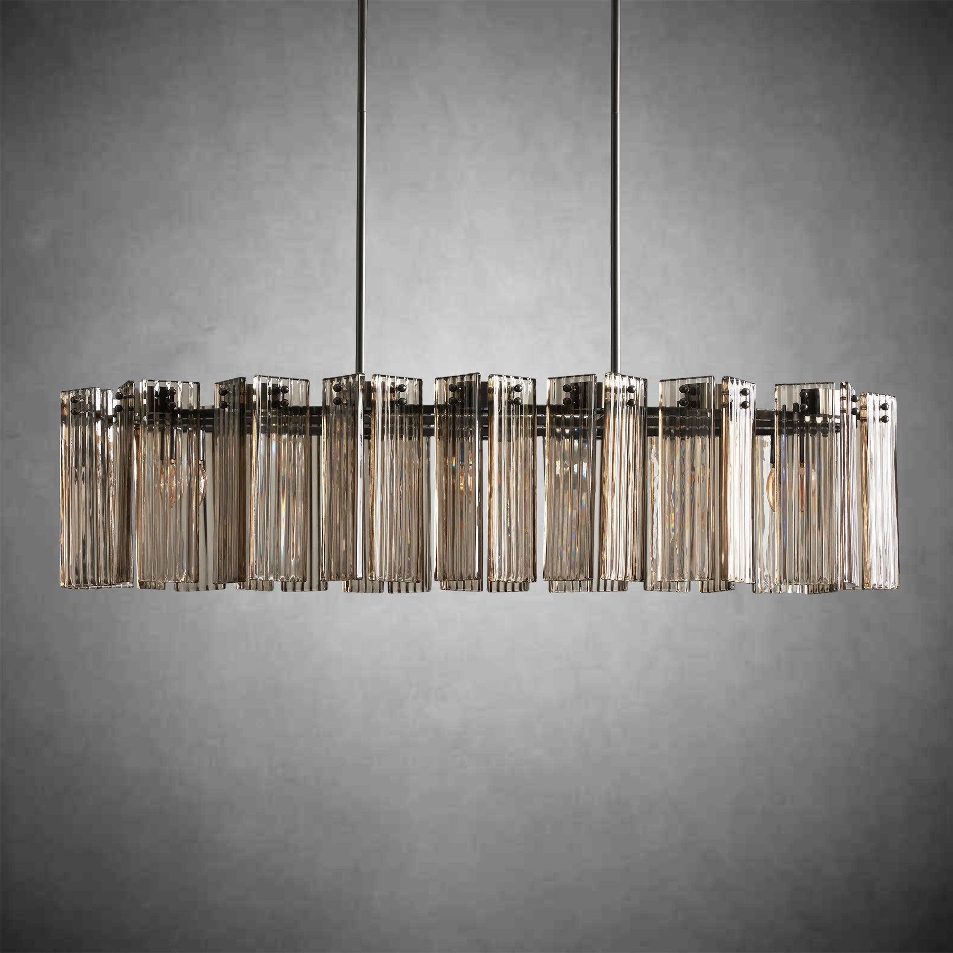 Delsie Oval Chandelier 51''63''72''-Fanci Lamps