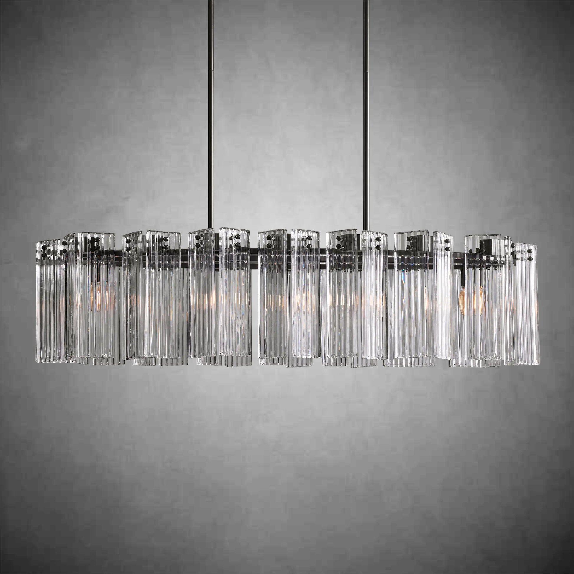 Delsie Oval Chandelier 51''63''72''-Fanci Lamps