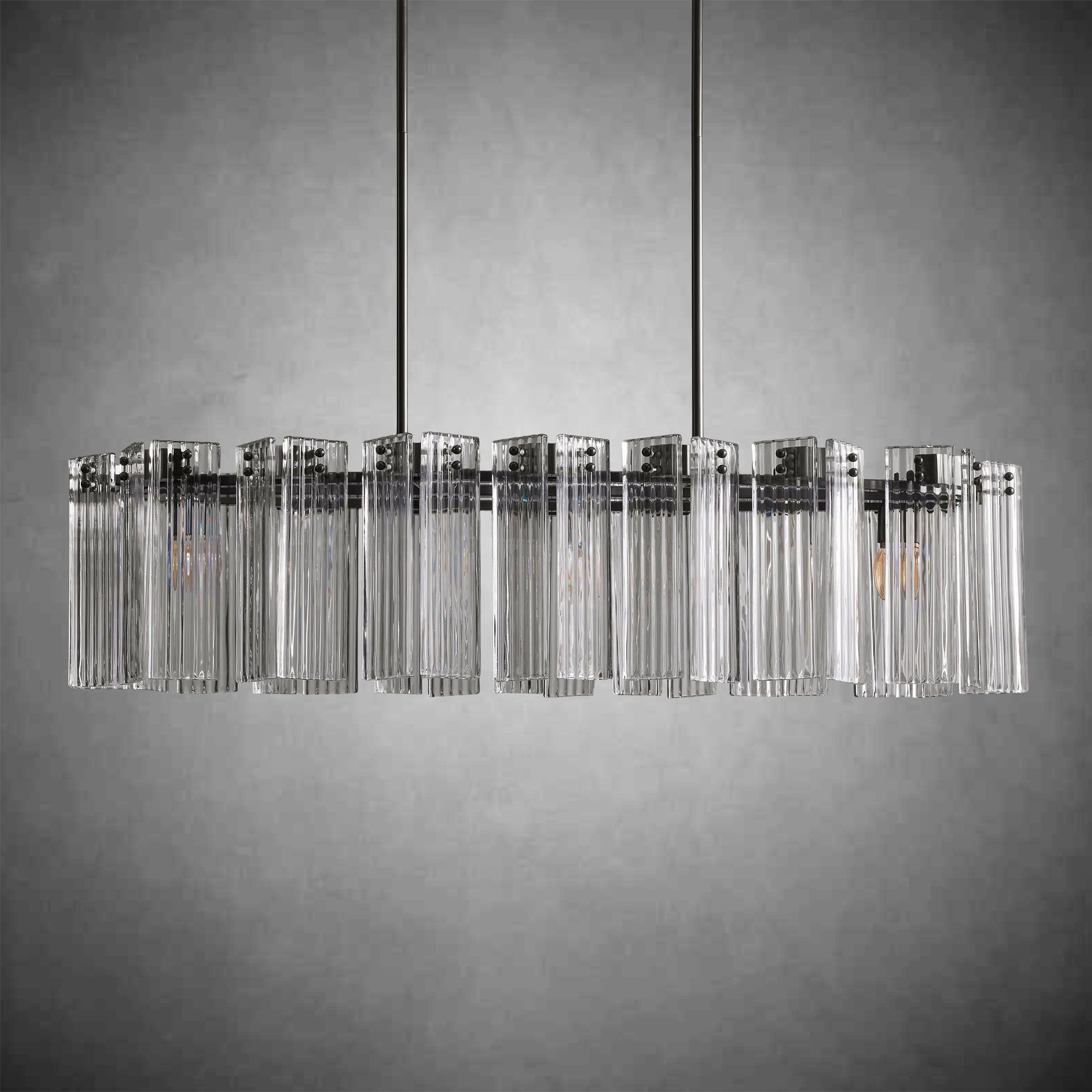 Delsie Oval Chandelier 51''63''72''-Fanci Lamps