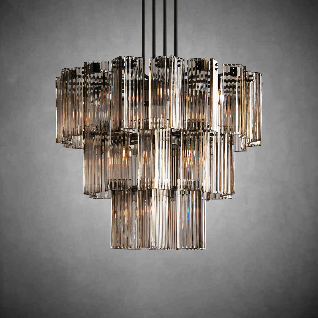 Delsie Round Chandelier 38''48''60''-Fanci Lamps