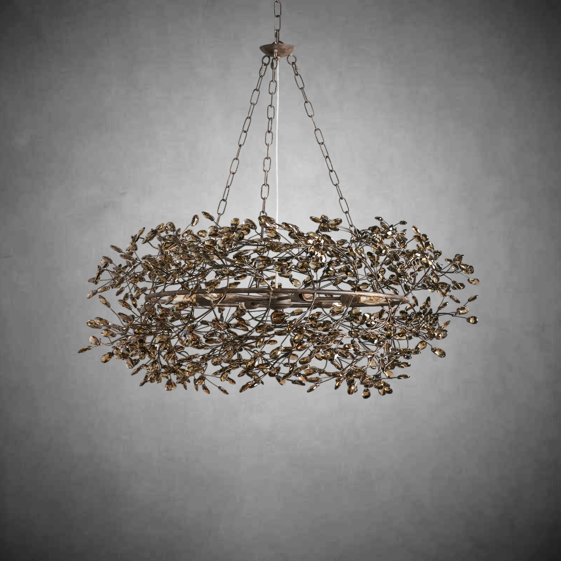 Fiore Crown Chandelier 39''48''60''-Fanci Lamps