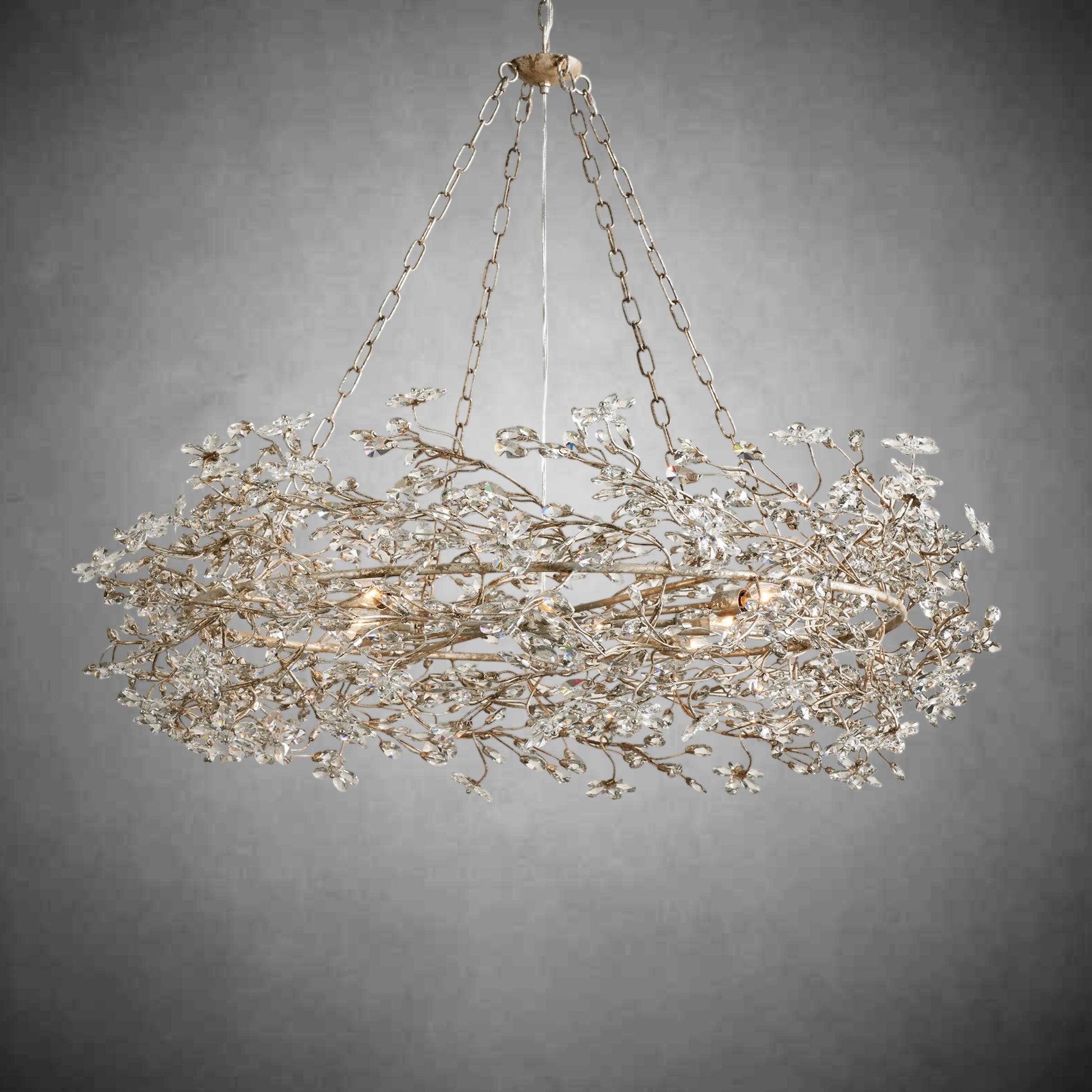 Fiore Crown Chandelier 39''48''60''-Fanci Lamps