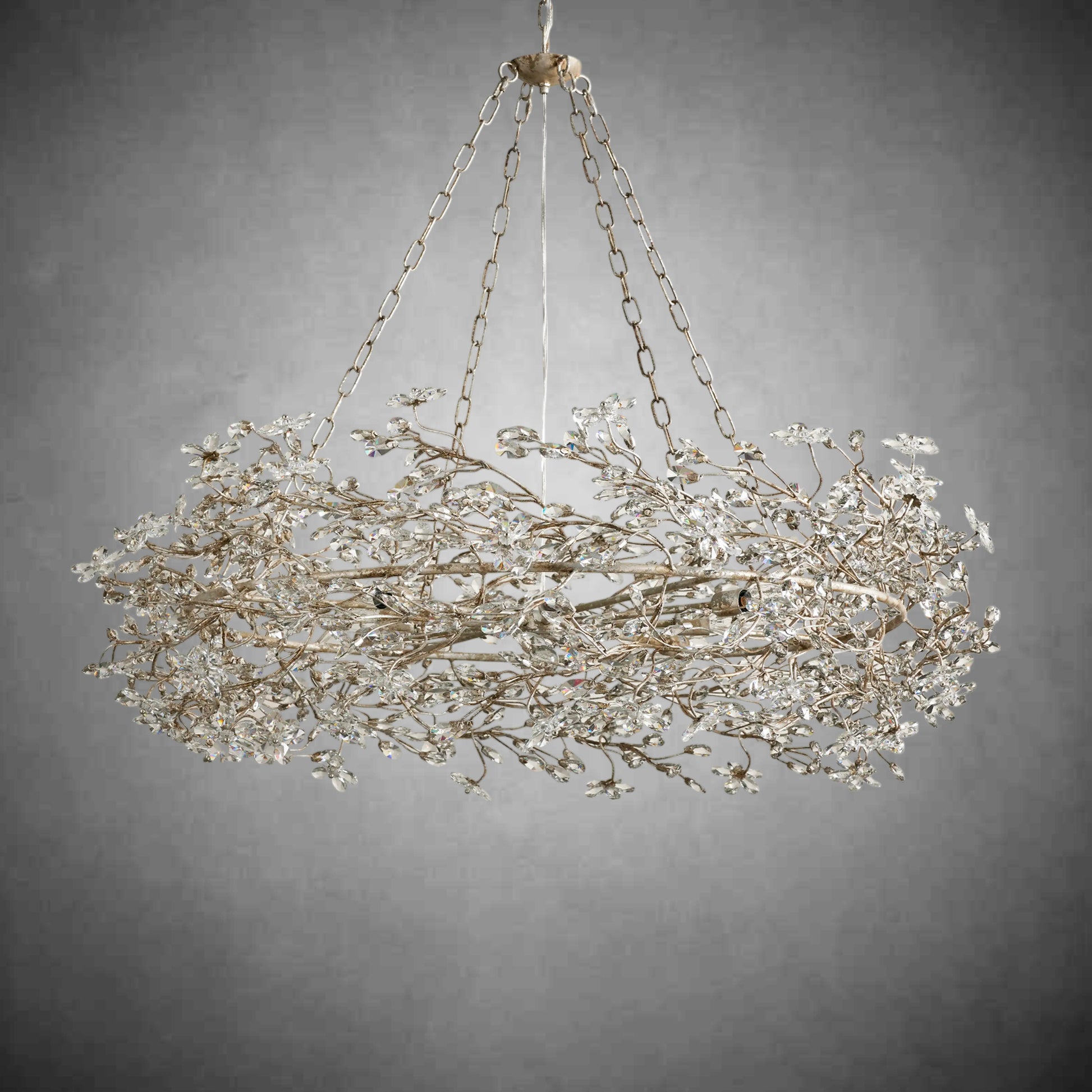 Fiore Crown Chandelier 39''48''60''-Fanci Lamps