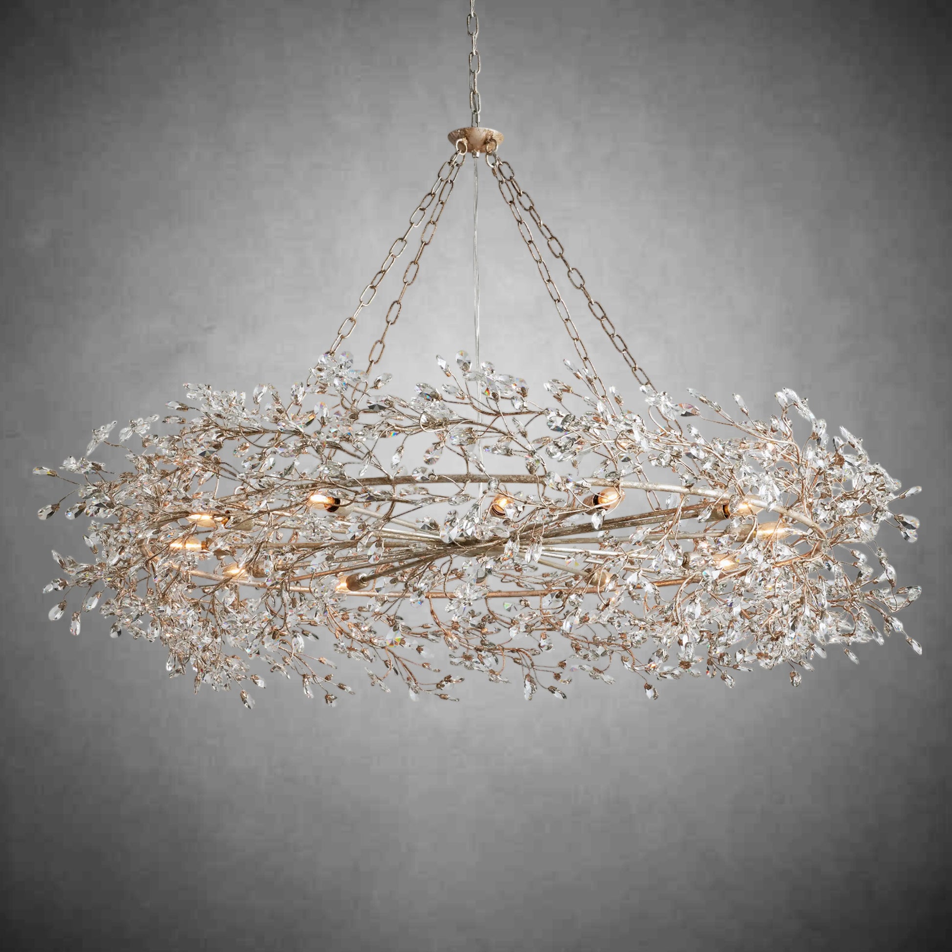 Fiore Crown Chandelier 39''48''60''-Fanci Lamps