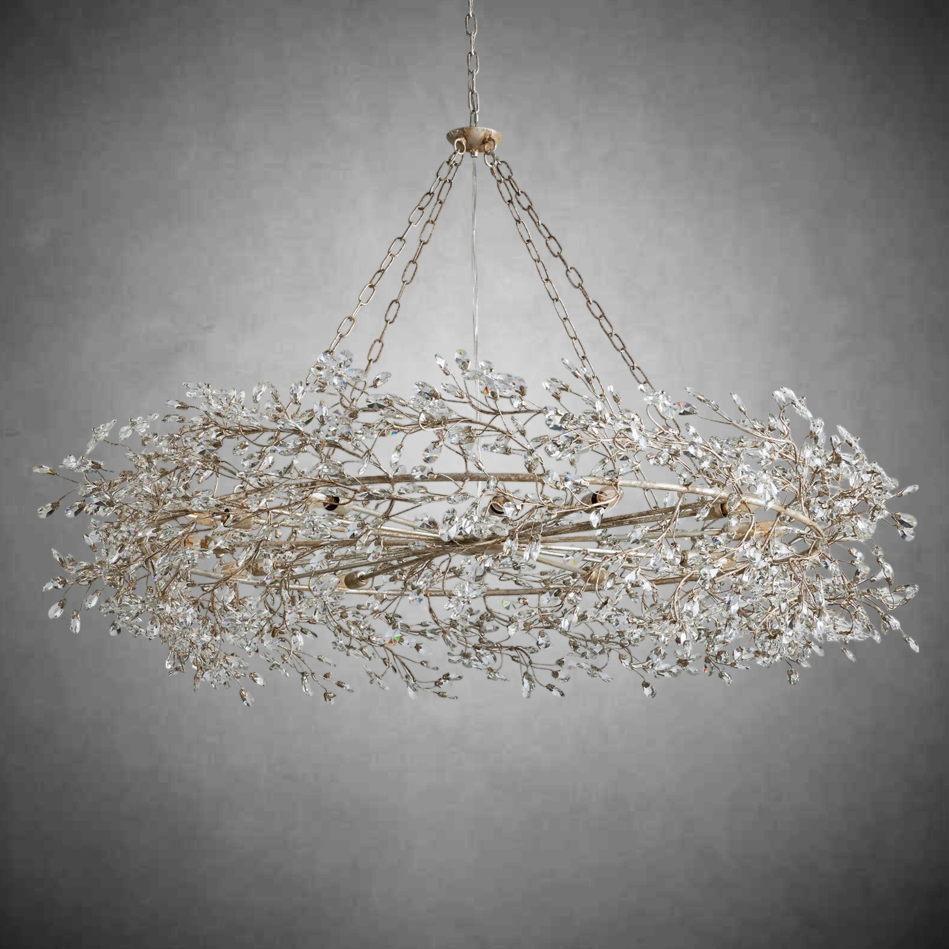 Fiore Crown Chandelier 39''48''60''-Fanci Lamps