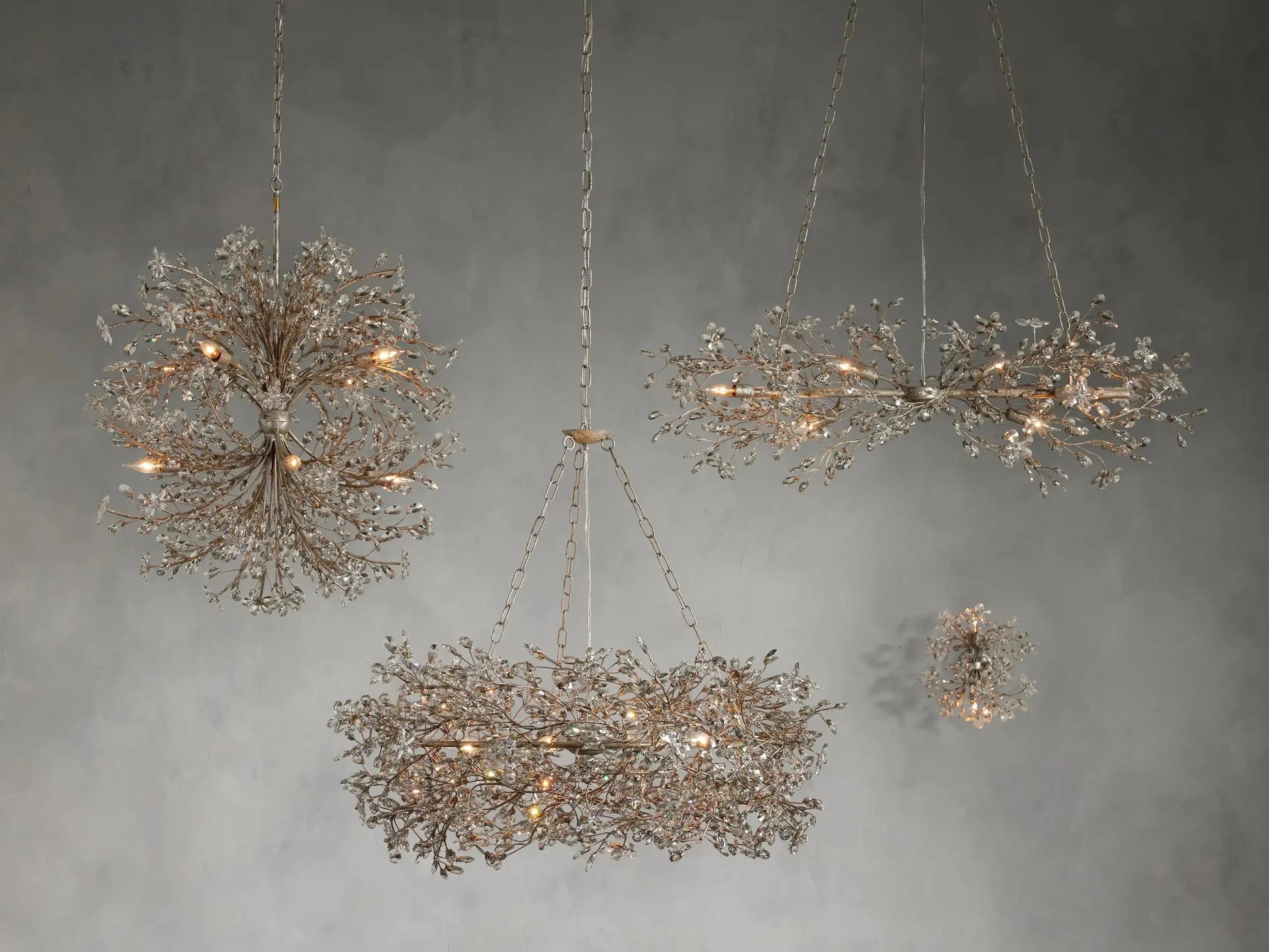 Fiore Crown Chandelier 39''48''60''-Fanci Lamps