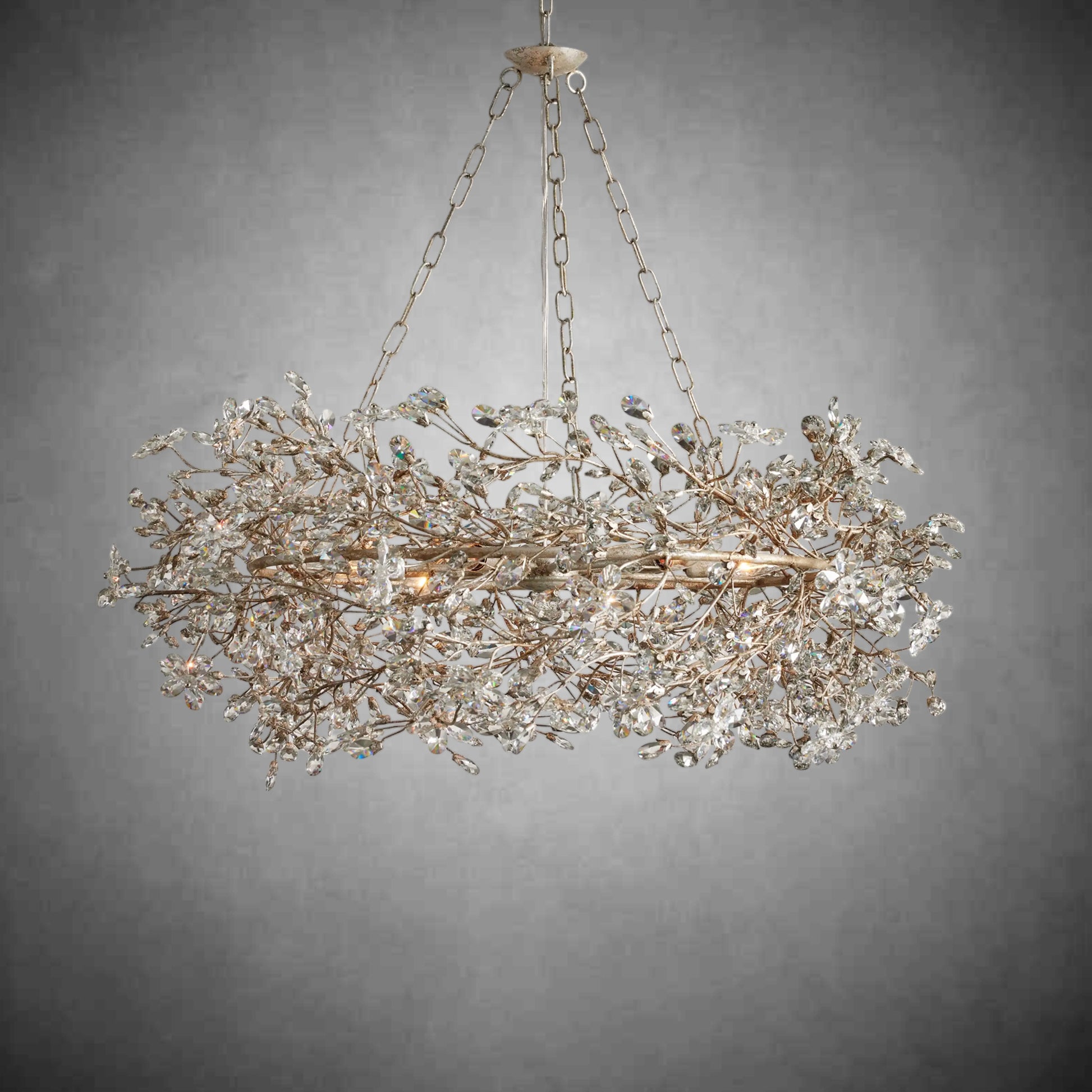 Fiore Crown Chandelier 39''48''60''-Fanci Lamps