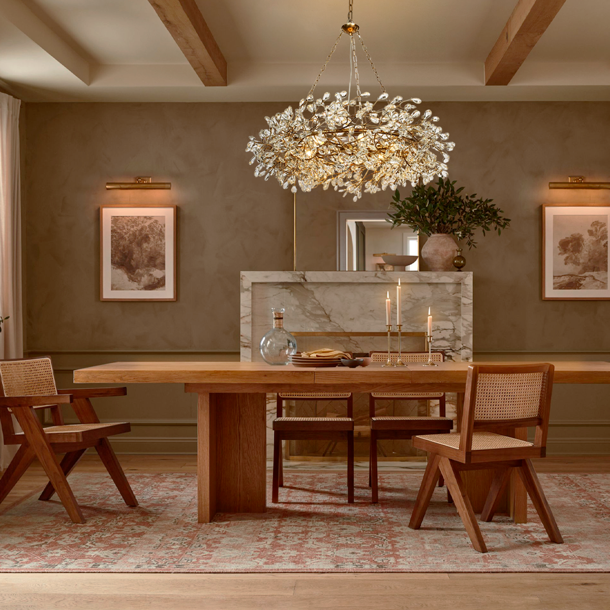 Fiore Crown Chandelier 39''48''60''-Fanci Lamps