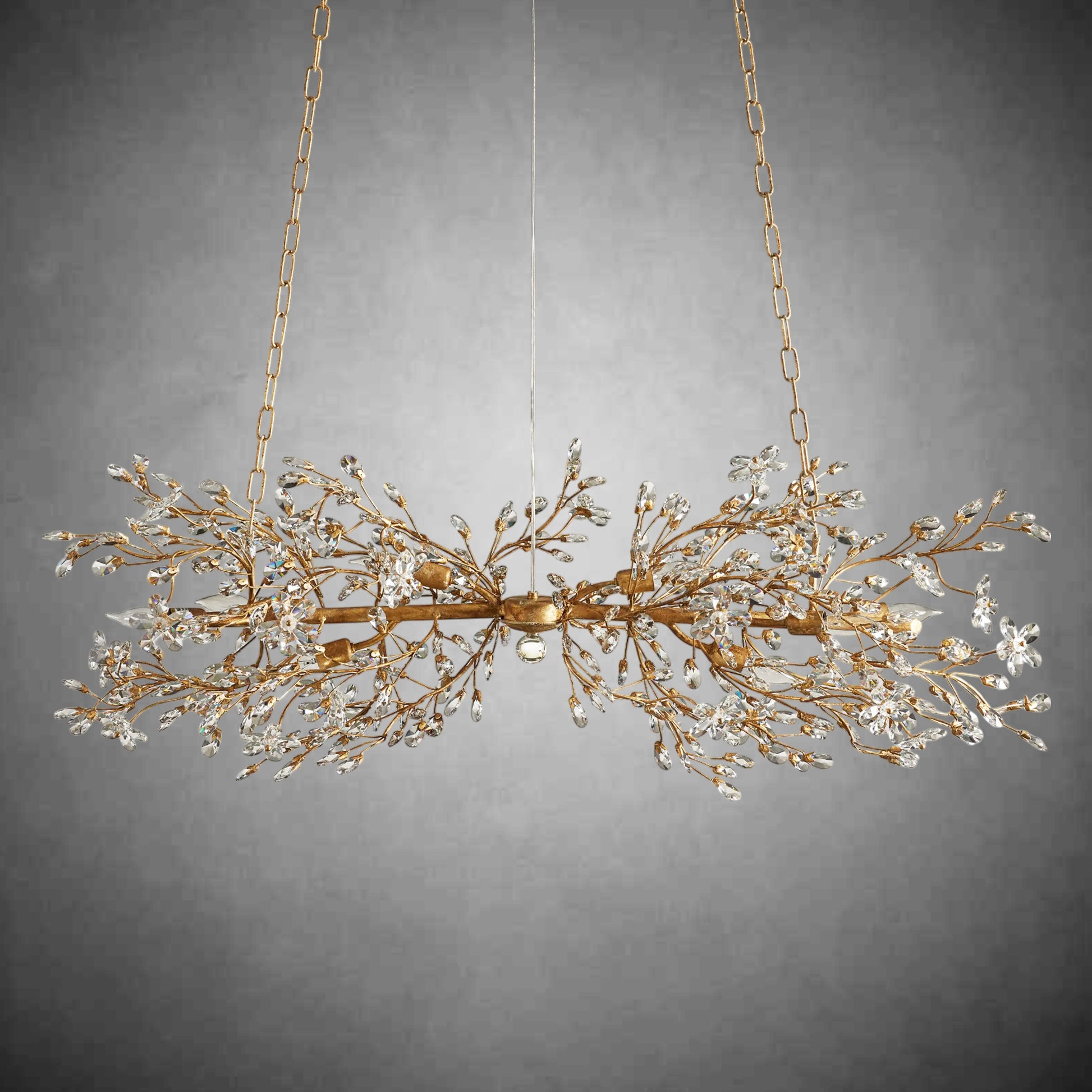 Fiore Linear Chandelier 43''51''68''-Fanci Lamps