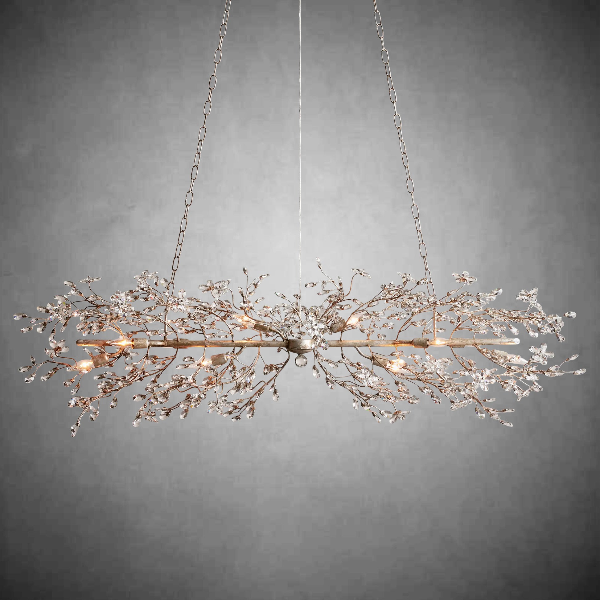 Fiore Linear Chandelier 43''51''68''-Fanci Lamps