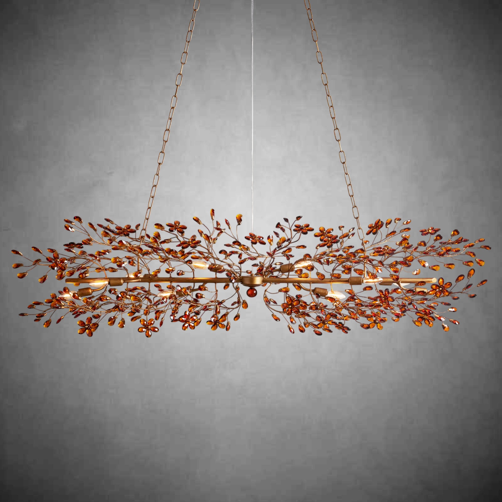 Fiore Linear Chandelier 43''51''68''-Fanci Lamps