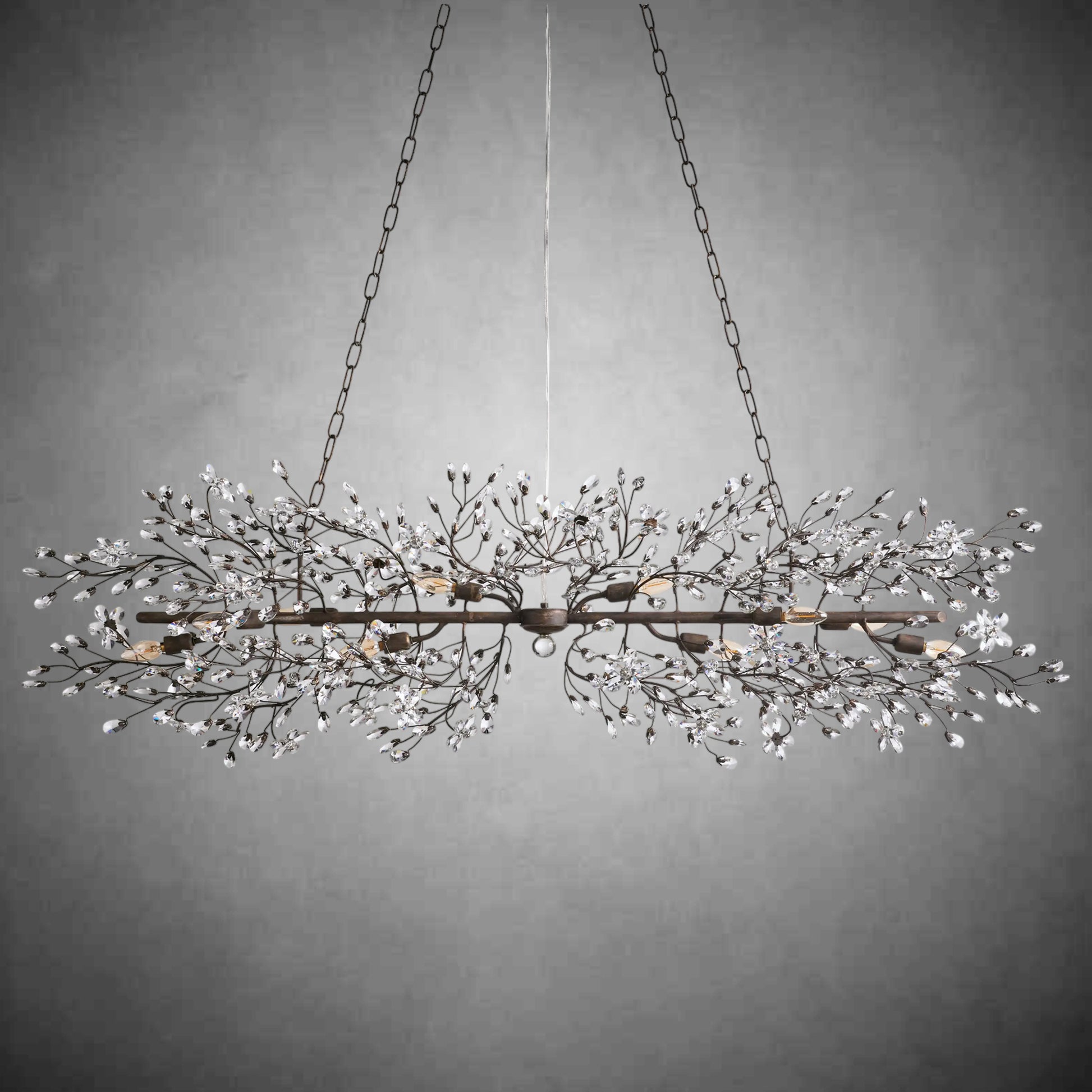 Fiore Linear Chandelier 43''51''68''-Fanci Lamps