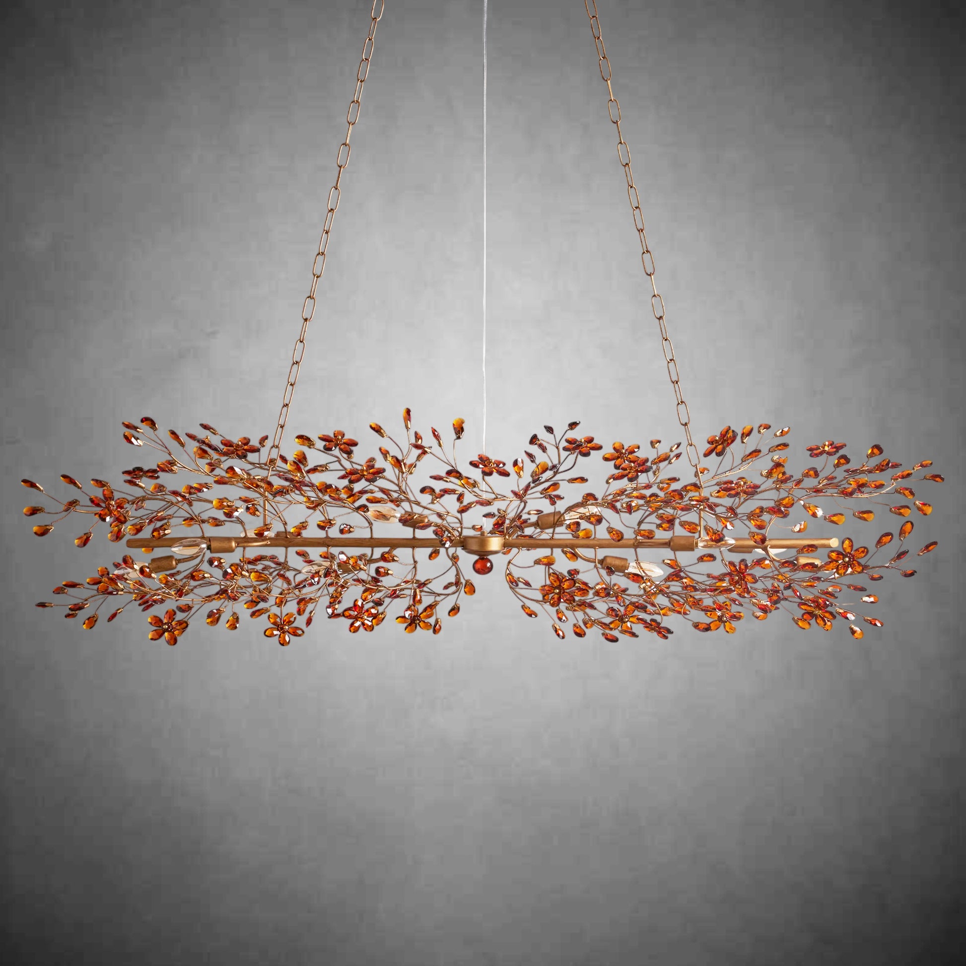 Fiore Linear Chandelier 43''51''68''-Fanci Lamps
