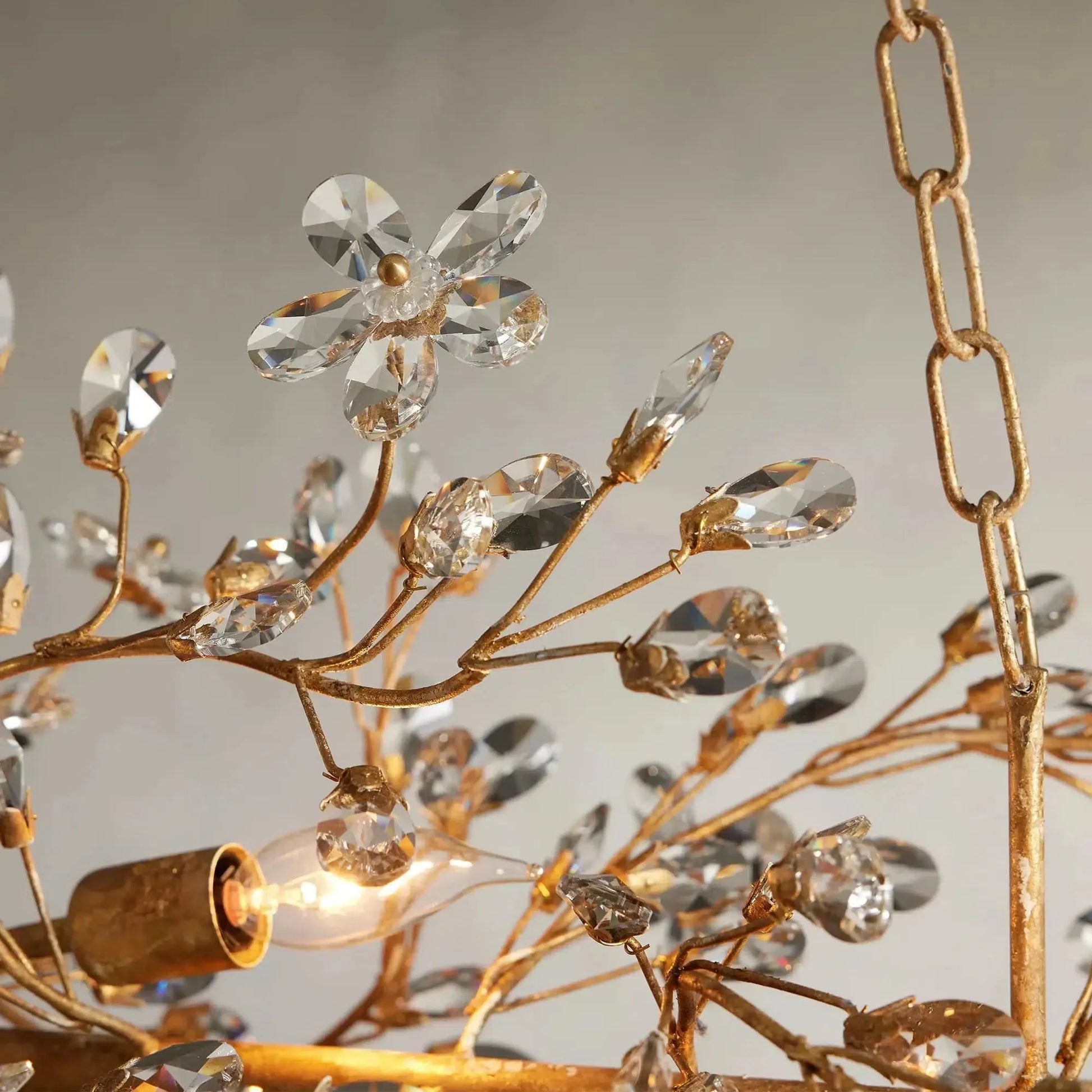Fiore Linear Chandelier 43''51''68''-Fanci Lamps