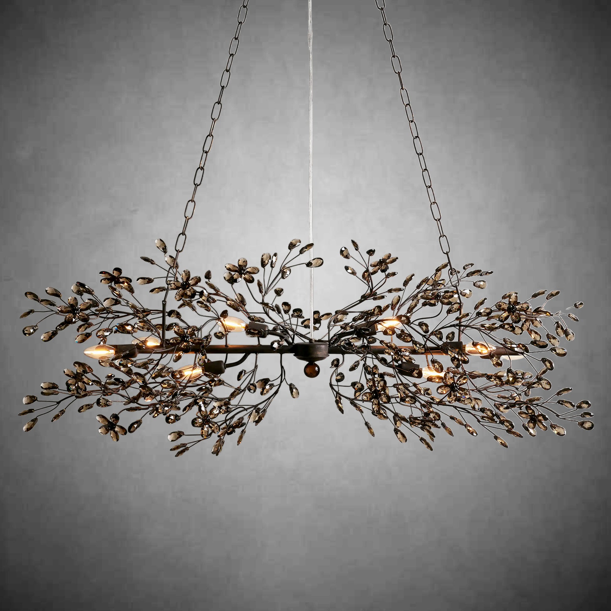 Fiore Linear Chandelier 43''51''68''-Fanci Lamps