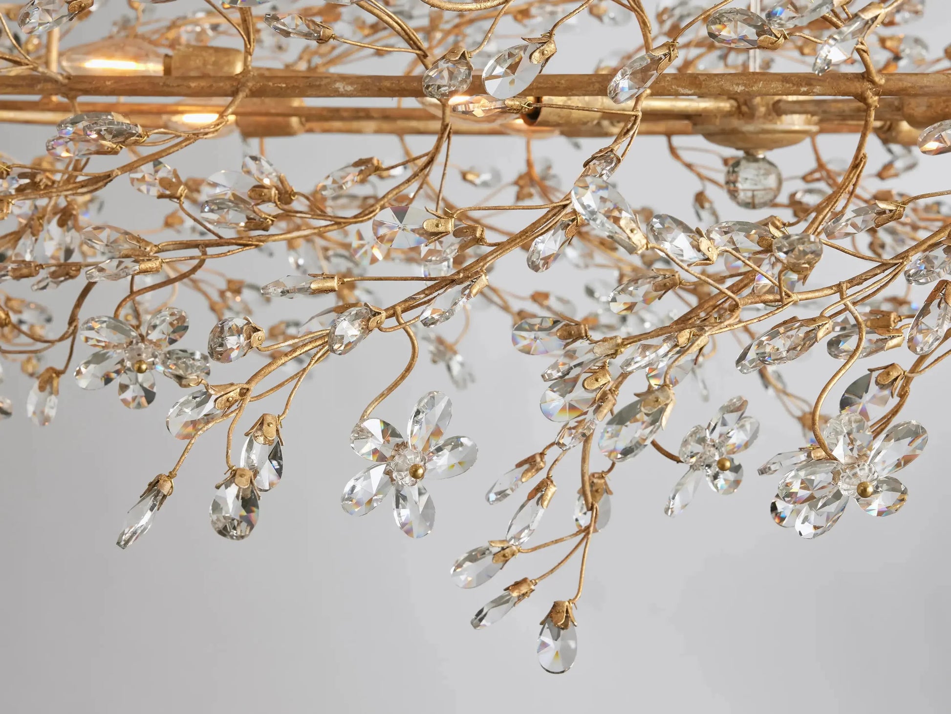 Fiore Oval Chandelier 62''74''-Fanci Lamps