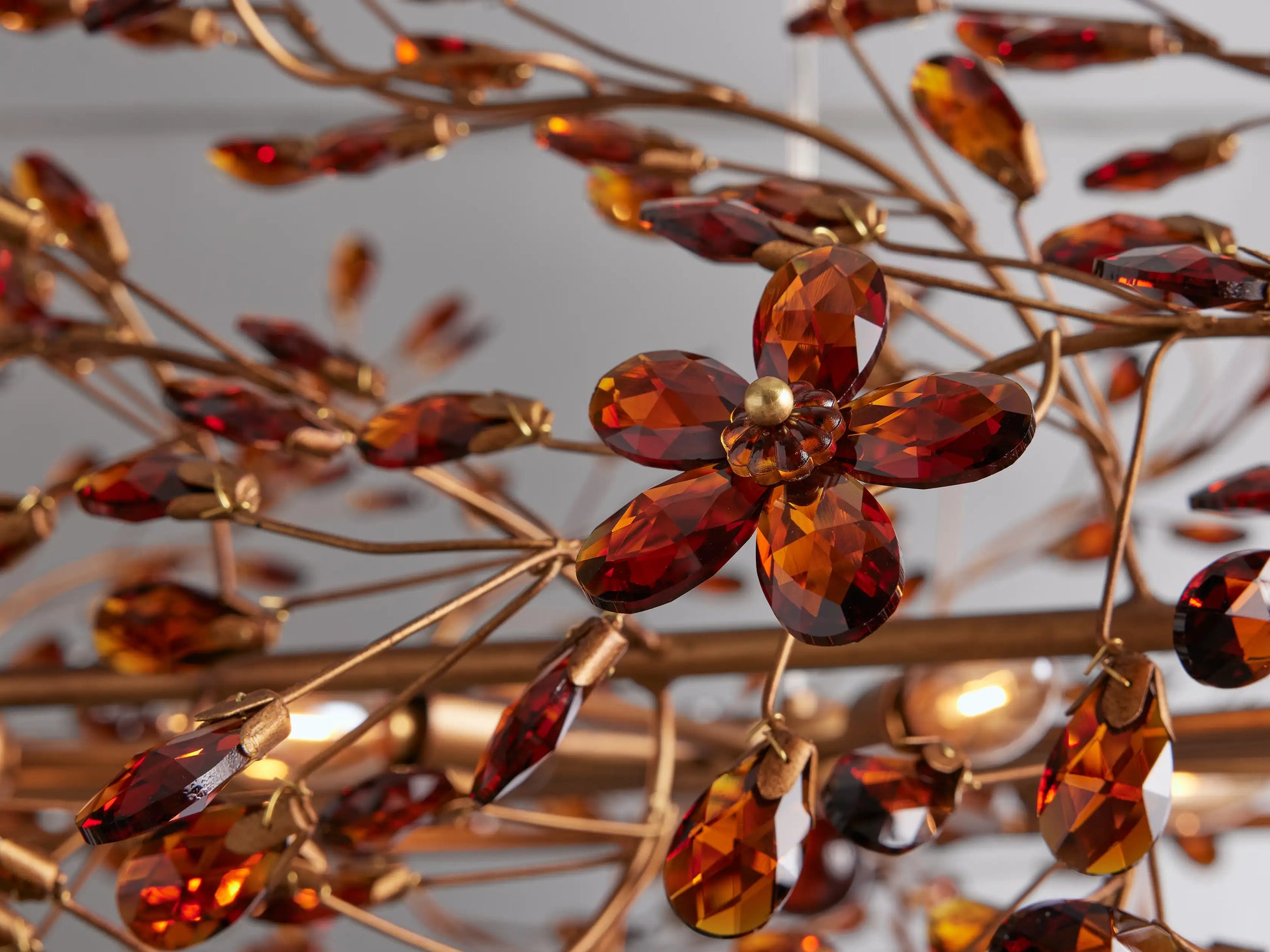Fiore Oval Chandelier 62''74''-Fanci Lamps