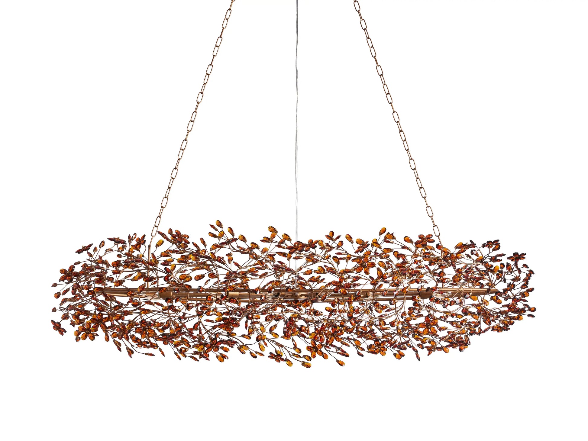 Fiore Oval Chandelier 62''74''-Fanci Lamps