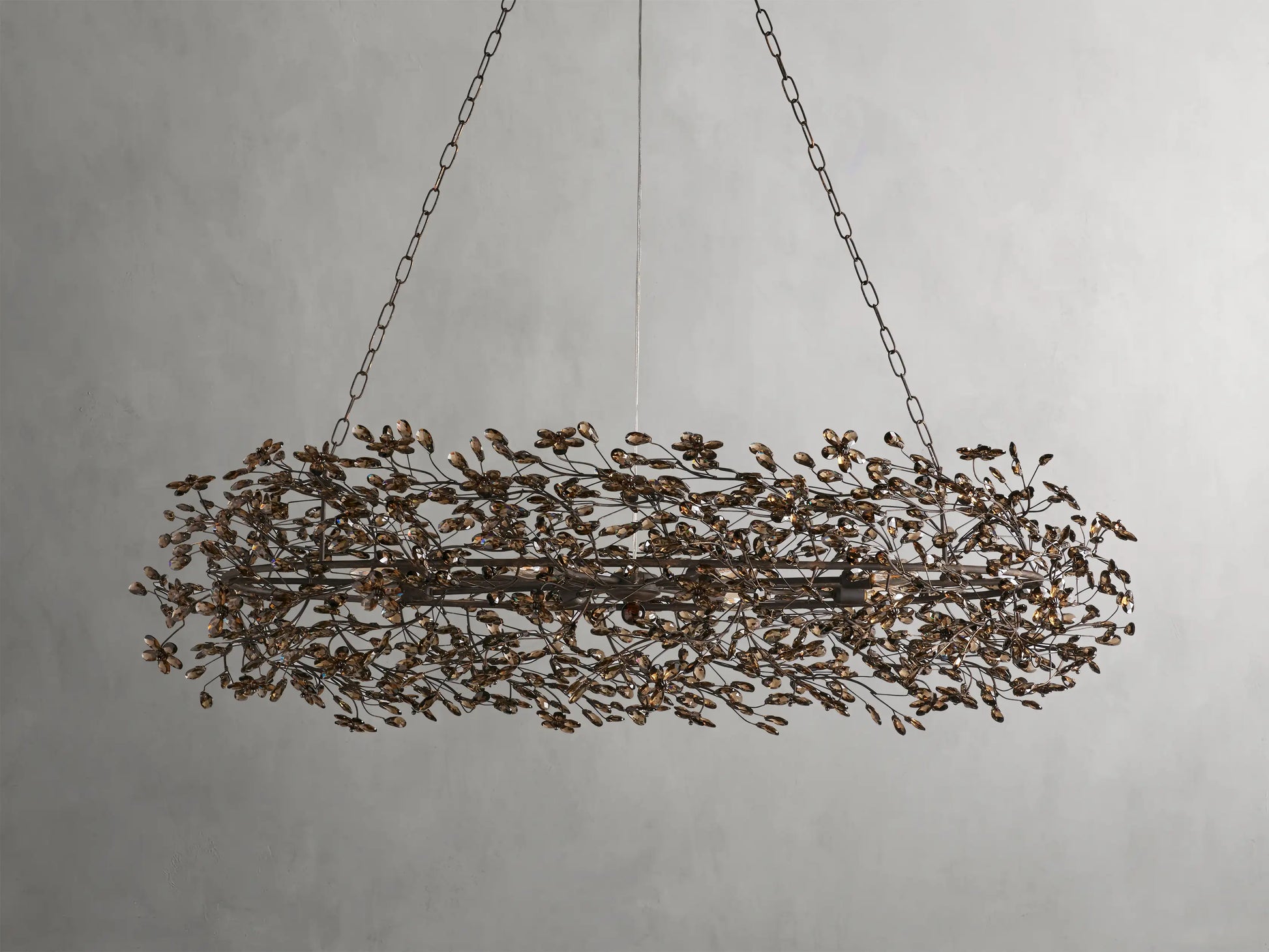 Fiore Oval Chandelier 62''74''-Fanci Lamps