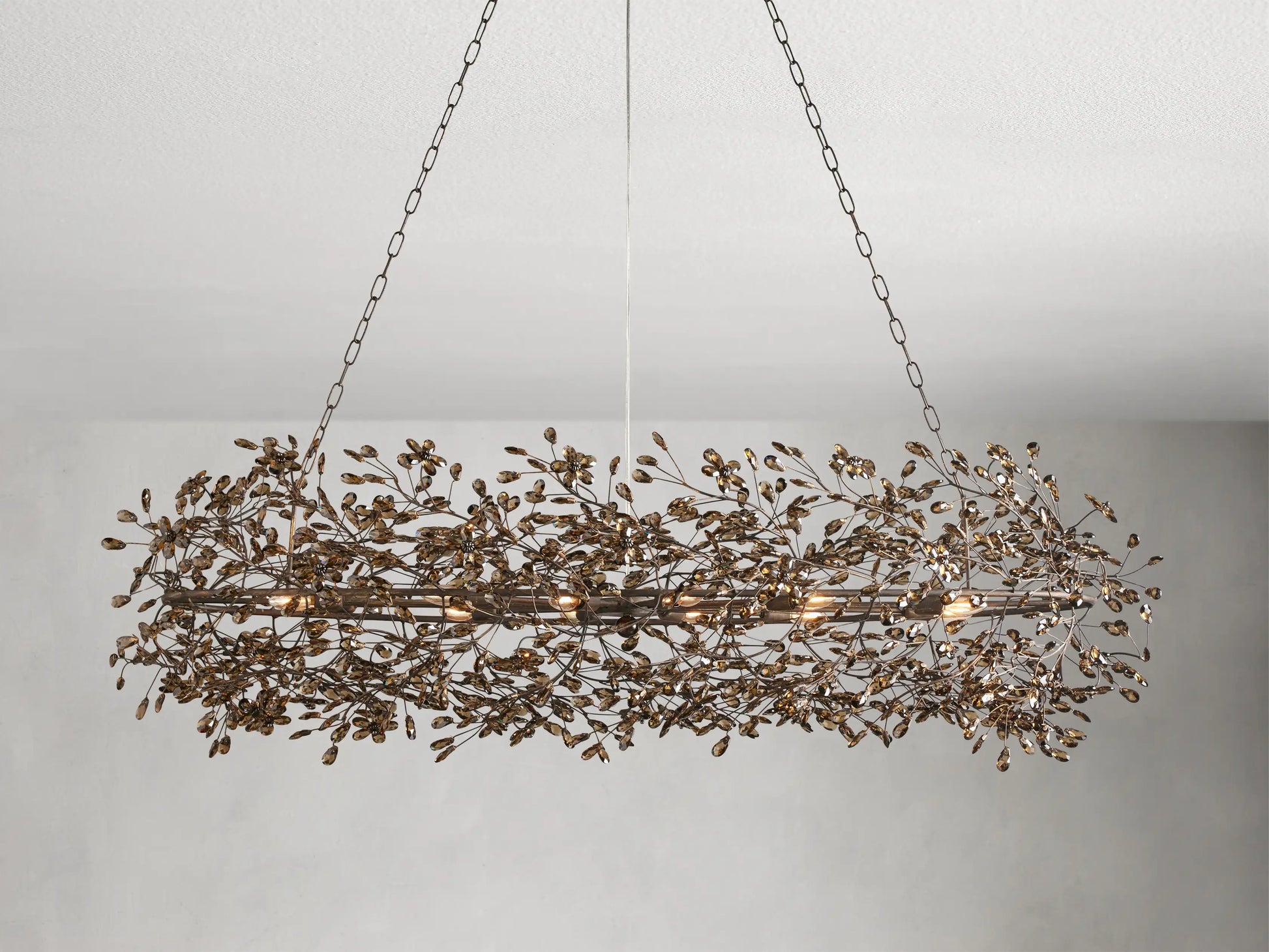 Fiore Oval Chandelier 62''74''-Fanci Lamps