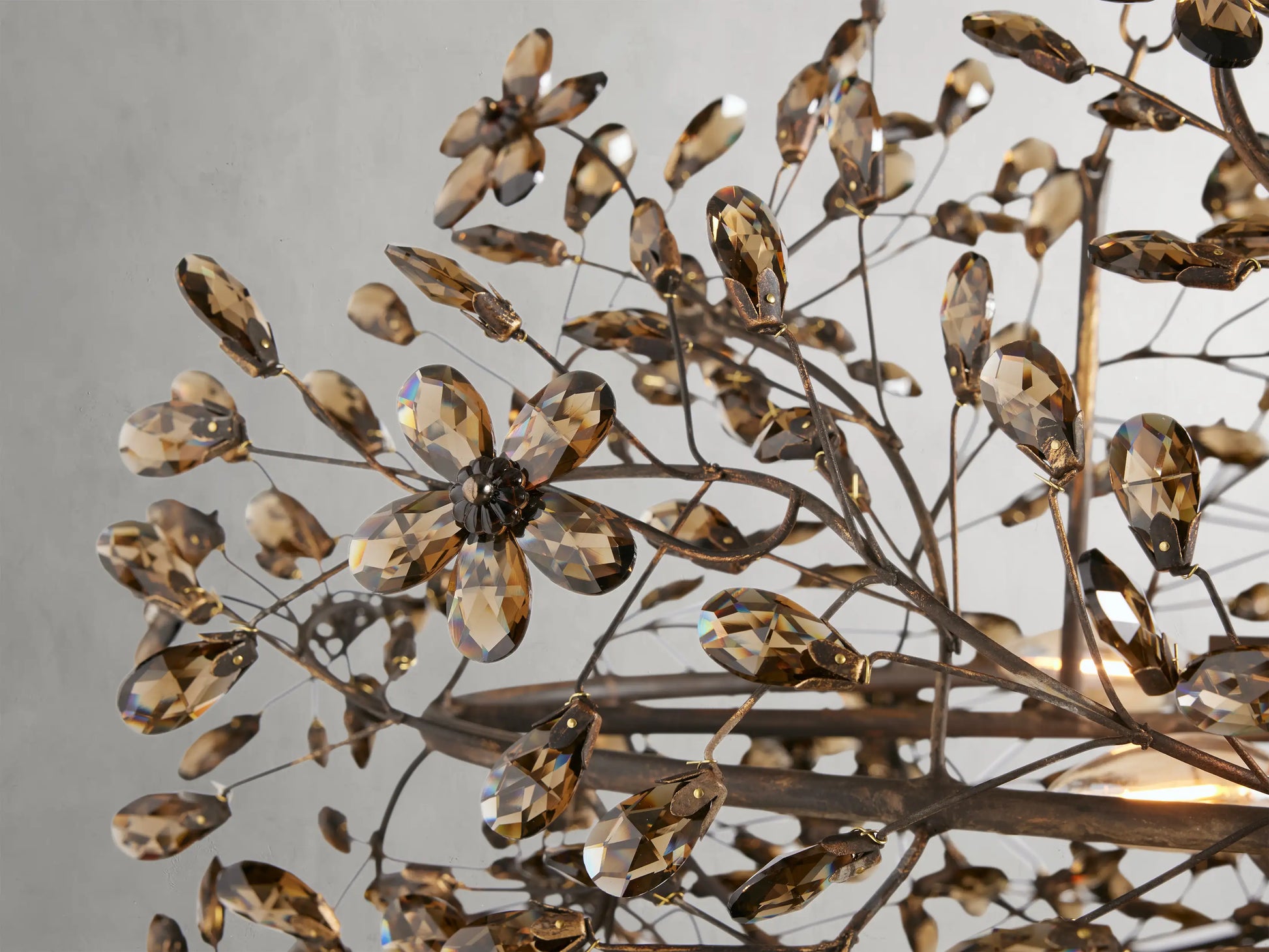 Fiore Oval Chandelier 62''74''-Fanci Lamps