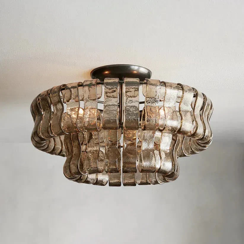 Ghiaccio Flushmount-Fanci Lamps