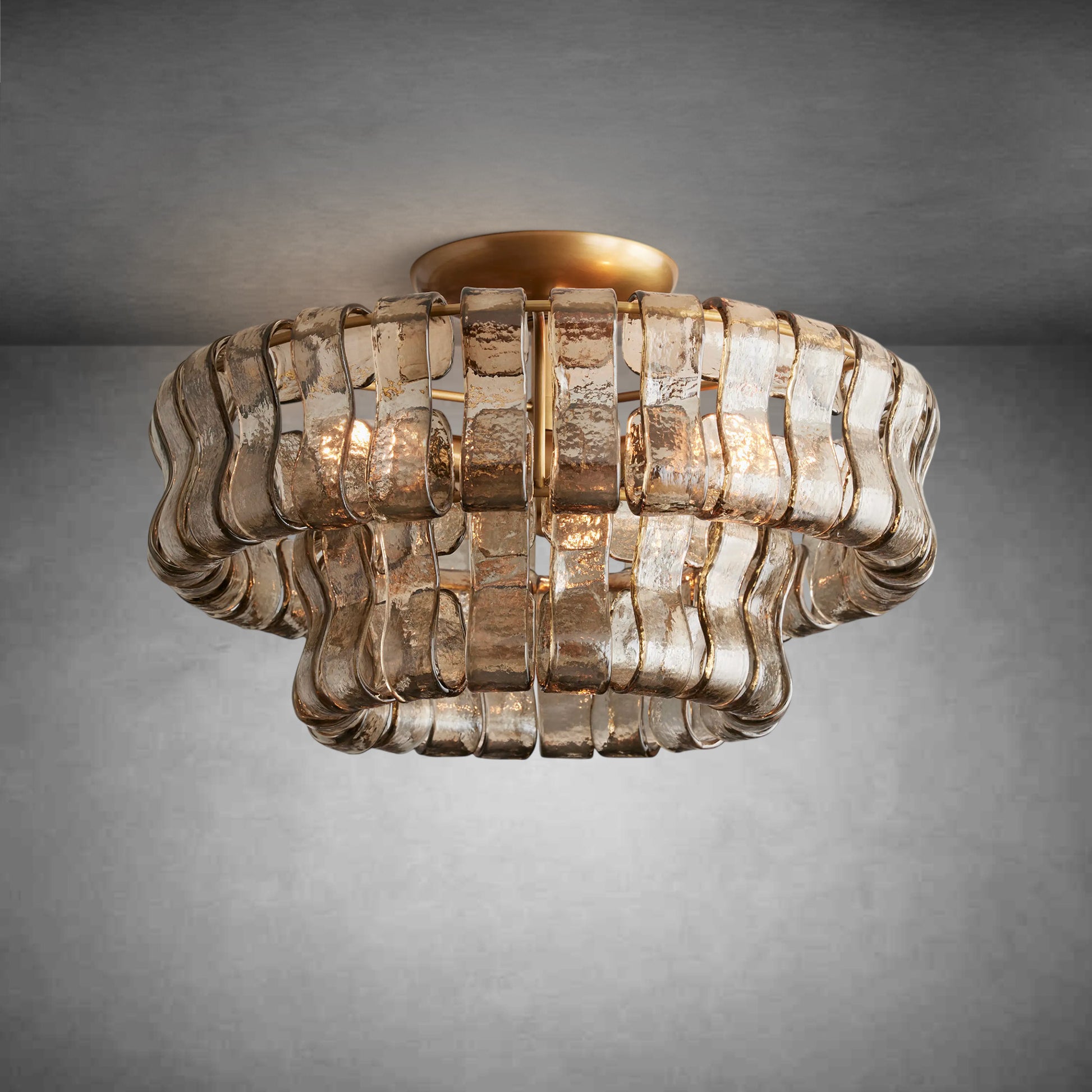 Ghiaccio Flushmount-Fanci Lamps