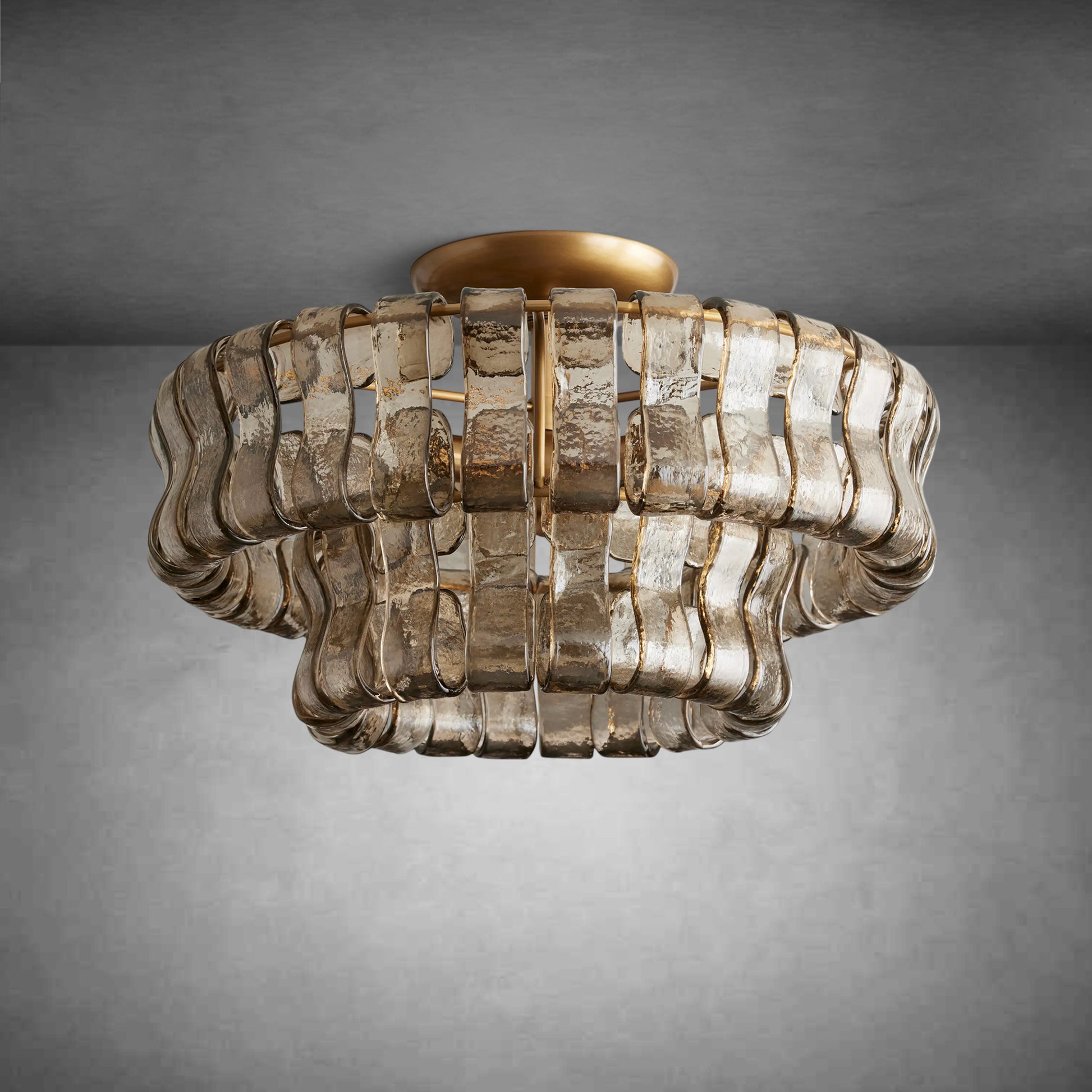 Ghiaccio Flushmount-Fanci Lamps