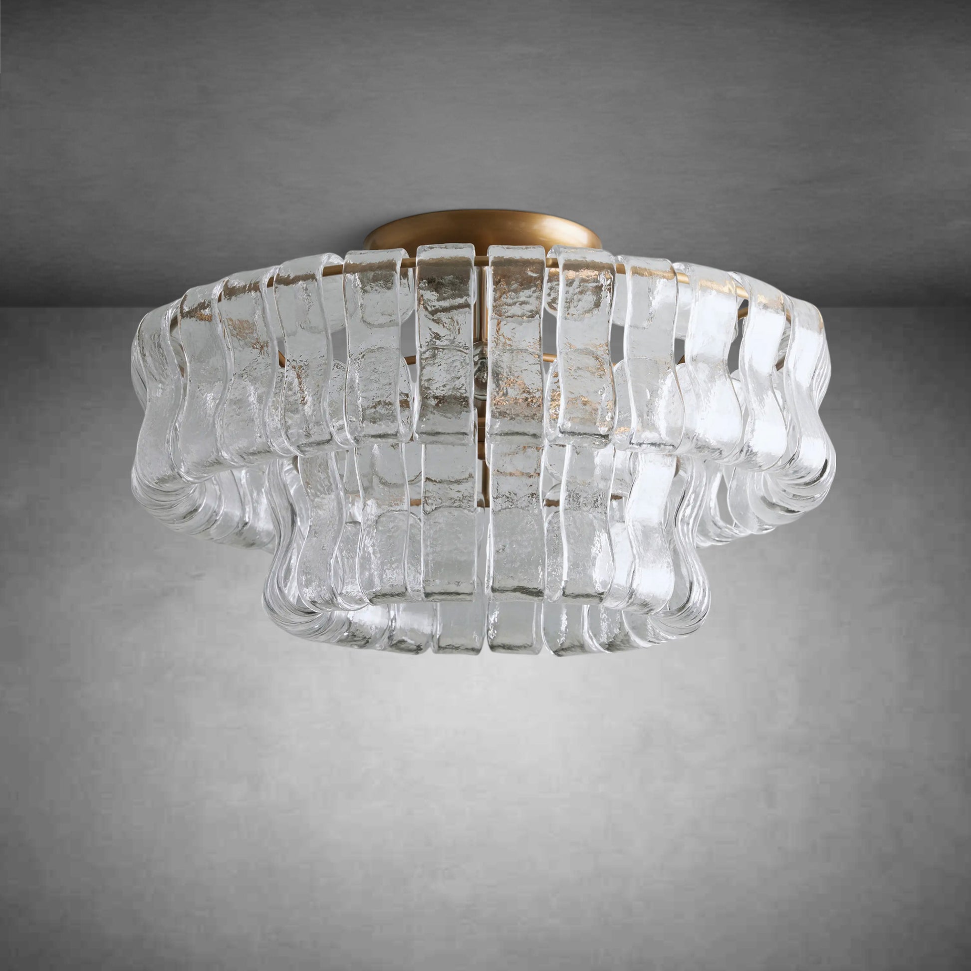 Ghiaccio Flushmount-Fanci Lamps