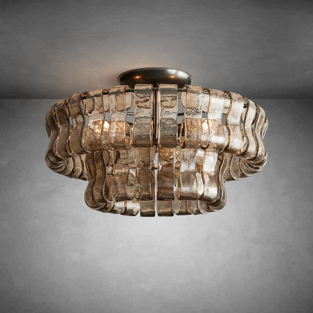 Ghiaccio Flushmount-Fanci Lamps